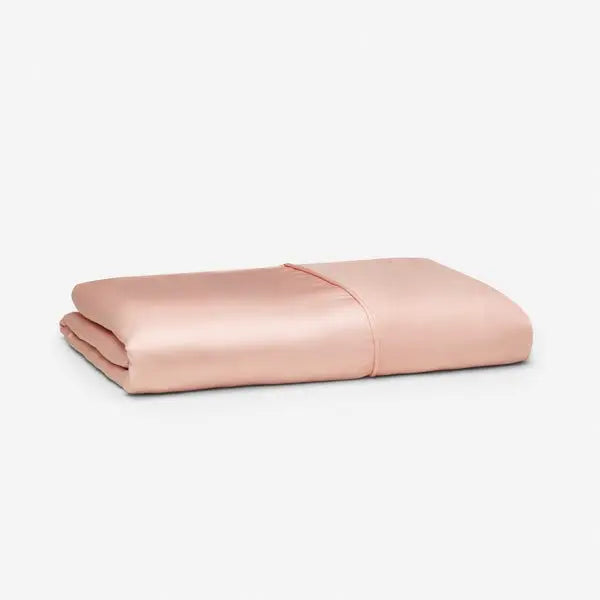 CleanBamboo® Signature Sateen Flat Sheet - 100% Organic Bamboo Bed Sheet Set - Ultra Soft Luxury Sheets for Bed - Perfect for Master Bedroom, Guest Room & Vacation Homes