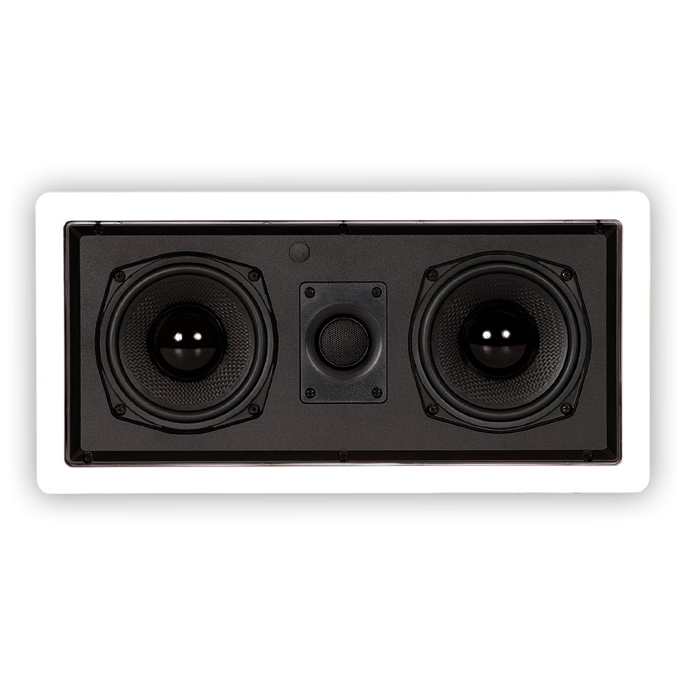 Theater Solutions TSLCR5 In-Wall Speakers - 2-Piece Home Theater Surround Sound System for Immersive Movie Nights & Music Listening