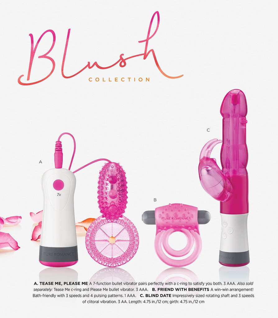 Pure Romance Please Me 7-Speed Vibrating Massager for Women - Personal Pleasure Device for Solo & Couples Intimacy