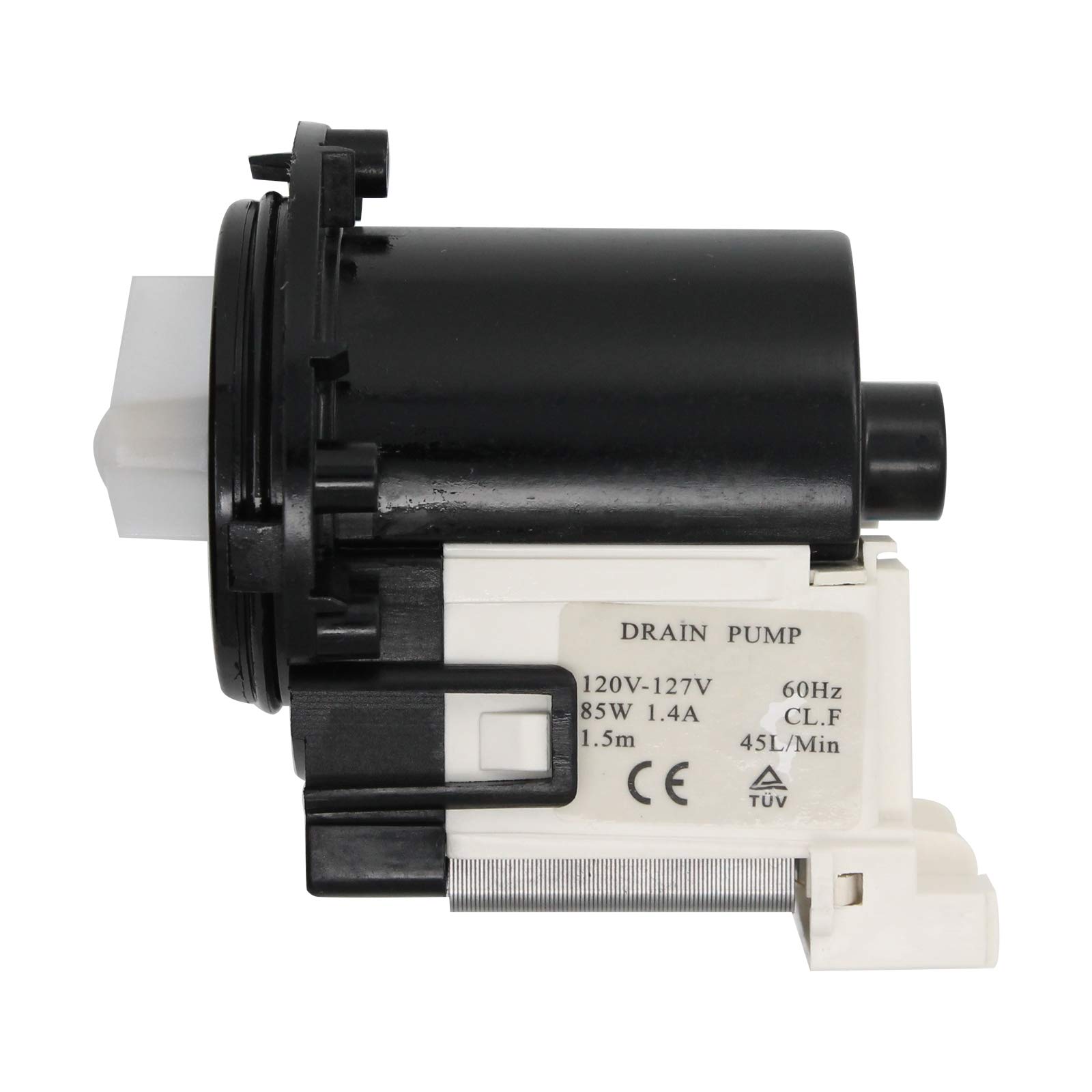 2-Pack LG WM2450HRA Washer Drain Pump Motor Replacement (4681EA2001T Compatible) - High Performance Water Pump by UpStart Components - Perfect for LG Front Load Washing Machine Repair & Maintenance