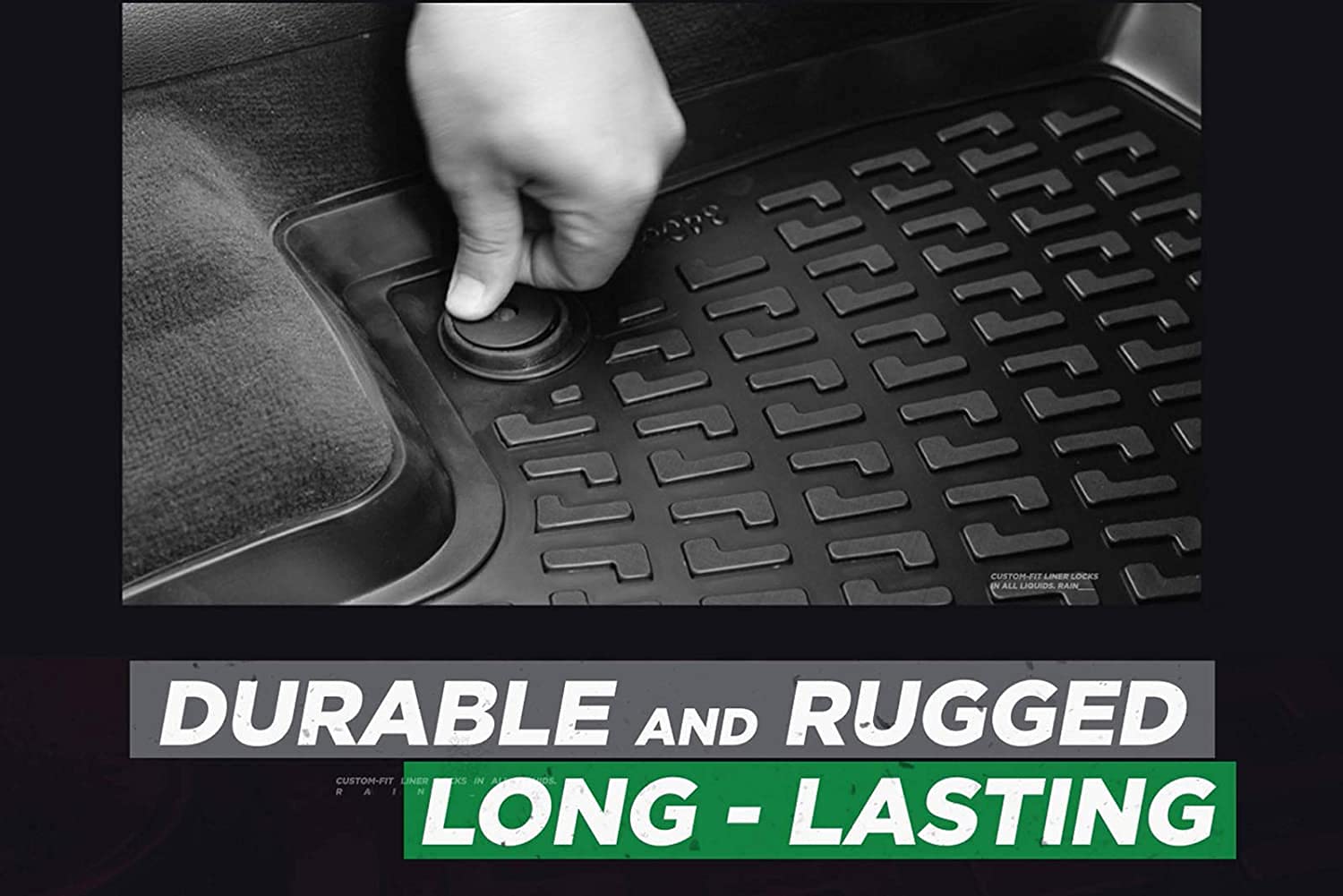 Premium All-Weather Floor Mats for Audi Q7 (2007-2015) - Custom Fit Front & Rear Floor Liners - Waterproof & Durable Car Mats for Winter, Rain & Mud Protection - Perfect for Daily Commute & Family Road Trips