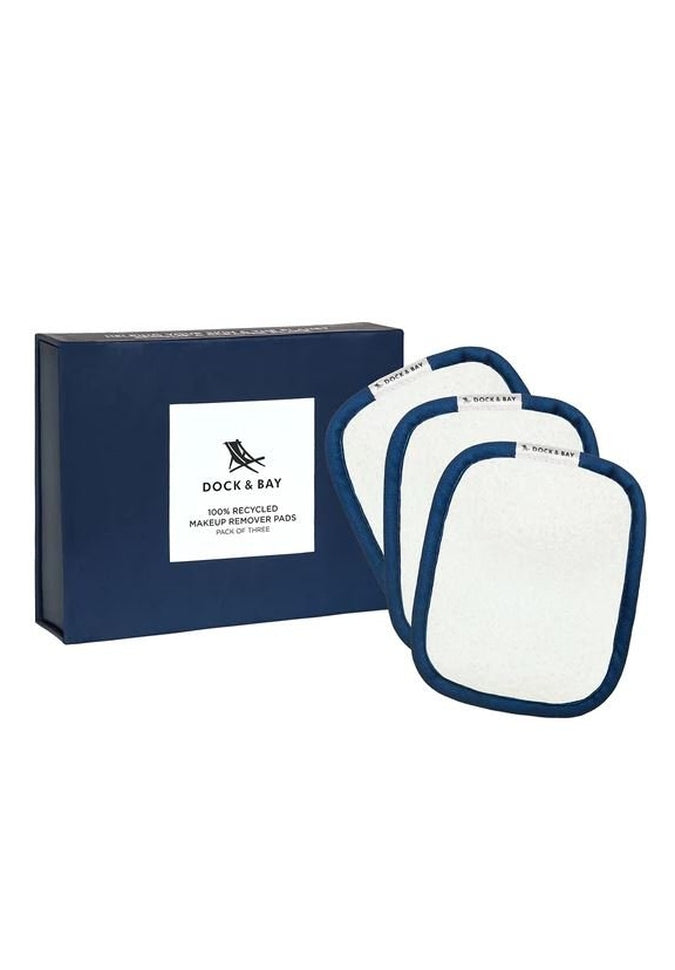 Dock & Bay Reusable Makeup Remover Pads - Eco-Friendly & Washable Cotton Rounds for Gentle Face Cleansing - Perfect for Travel, Daily Skincare & Sustainable Beauty Routine