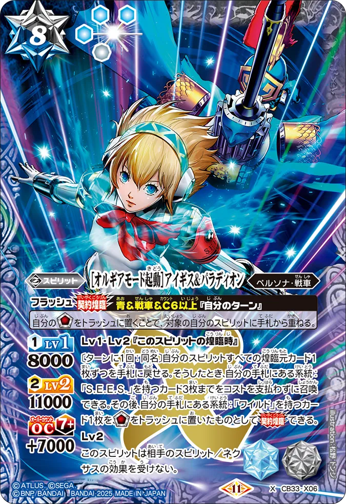 Aigis & Palladion CB33 X06 X Action Figure - Orgia Mode Activate - Perfect for Anime Collectors & Display in Gaming Rooms