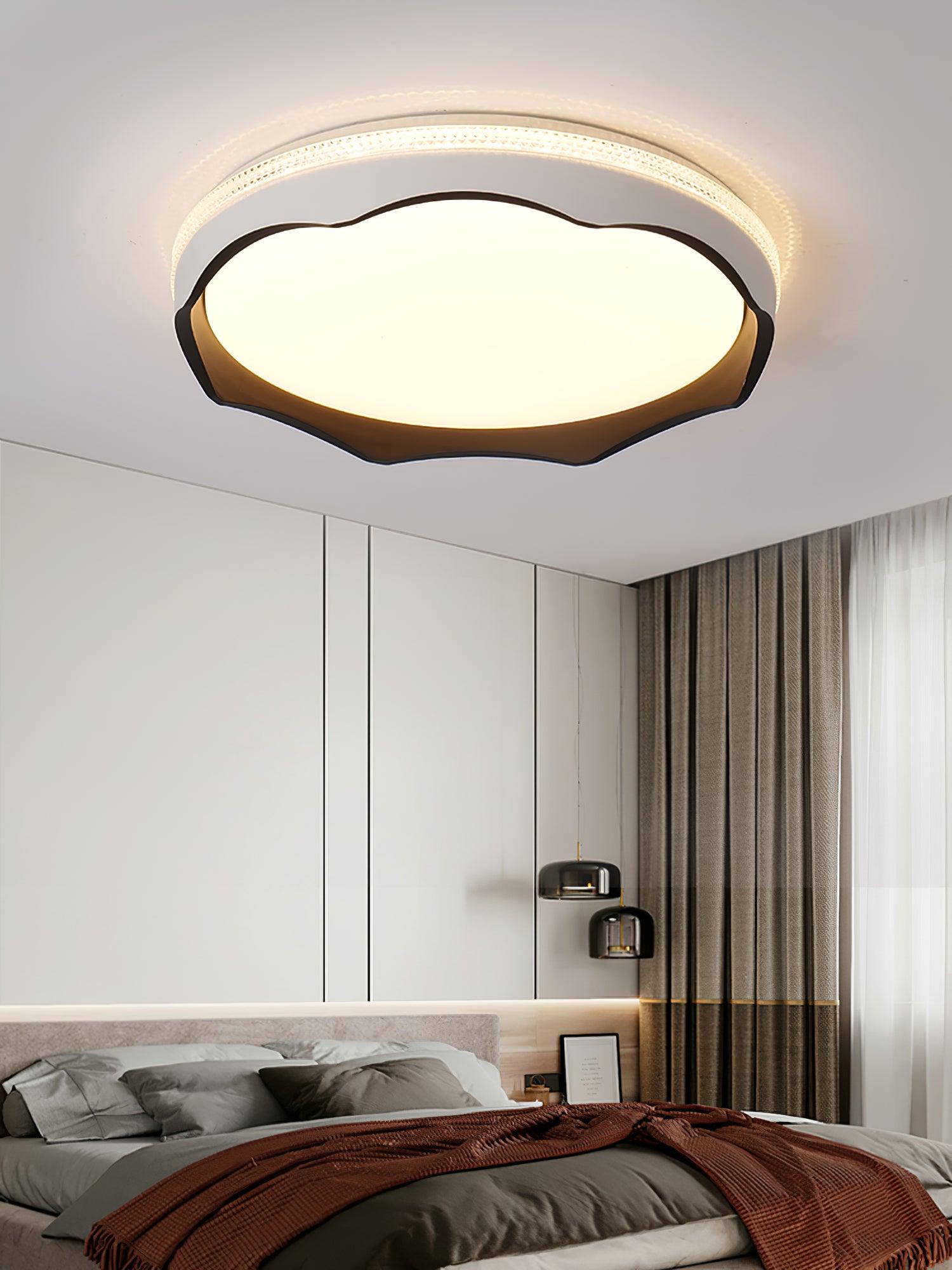 Lyric Ceiling Light Fixture - Modern LED Flush Mount Lighting for Bedroom, Living Room & Kitchen - Energy Efficient Dimmable Indoor Light - Perfect for Home, Office & Commercial Spaces