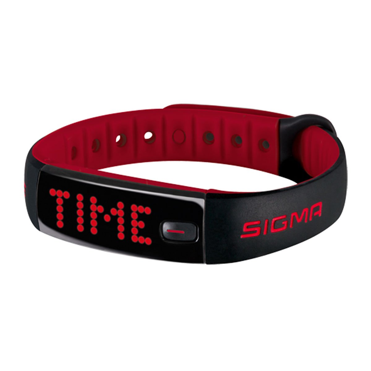 Sigma Sport Activo Fitness Tracker - Black/Red | Heart Rate Monitor, Step Counter & Sleep Tracker | Perfect for Running, Gym Workouts & Daily Activity Tracking