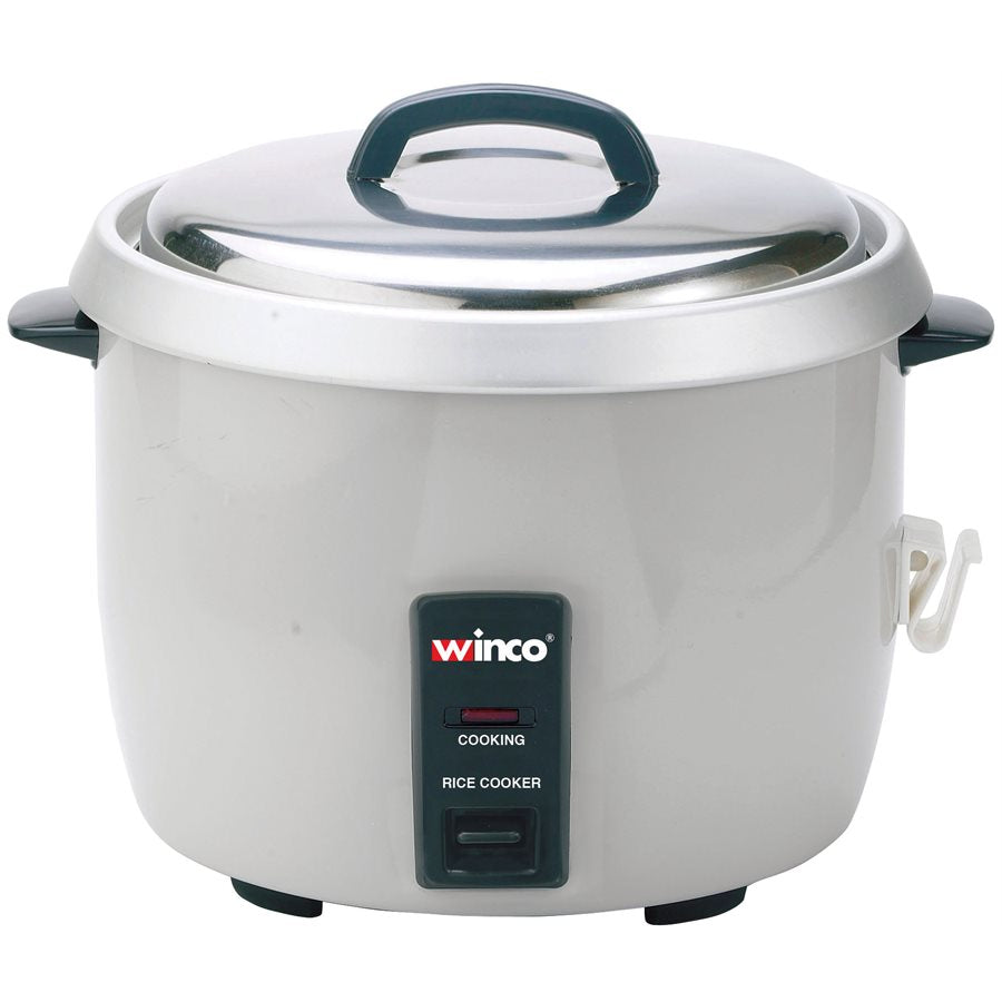 Winco 30 Cup Commercial Rice Cooker - Large Capacity Electric Rice Steamer for Restaurants, Catering & Home Use - Perfect for Bulk Cooking, Parties & Meal Prep