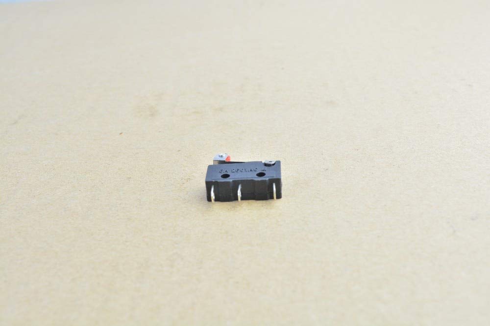 GIMAX KW12 Micro Limit Switch with Wheel - 5A 125/250VAC Copper Contact Travel Switch - 10pcs for 3D Printer Parts & CNC Machines | Perfect for Home DIY Projects & Industrial Automation