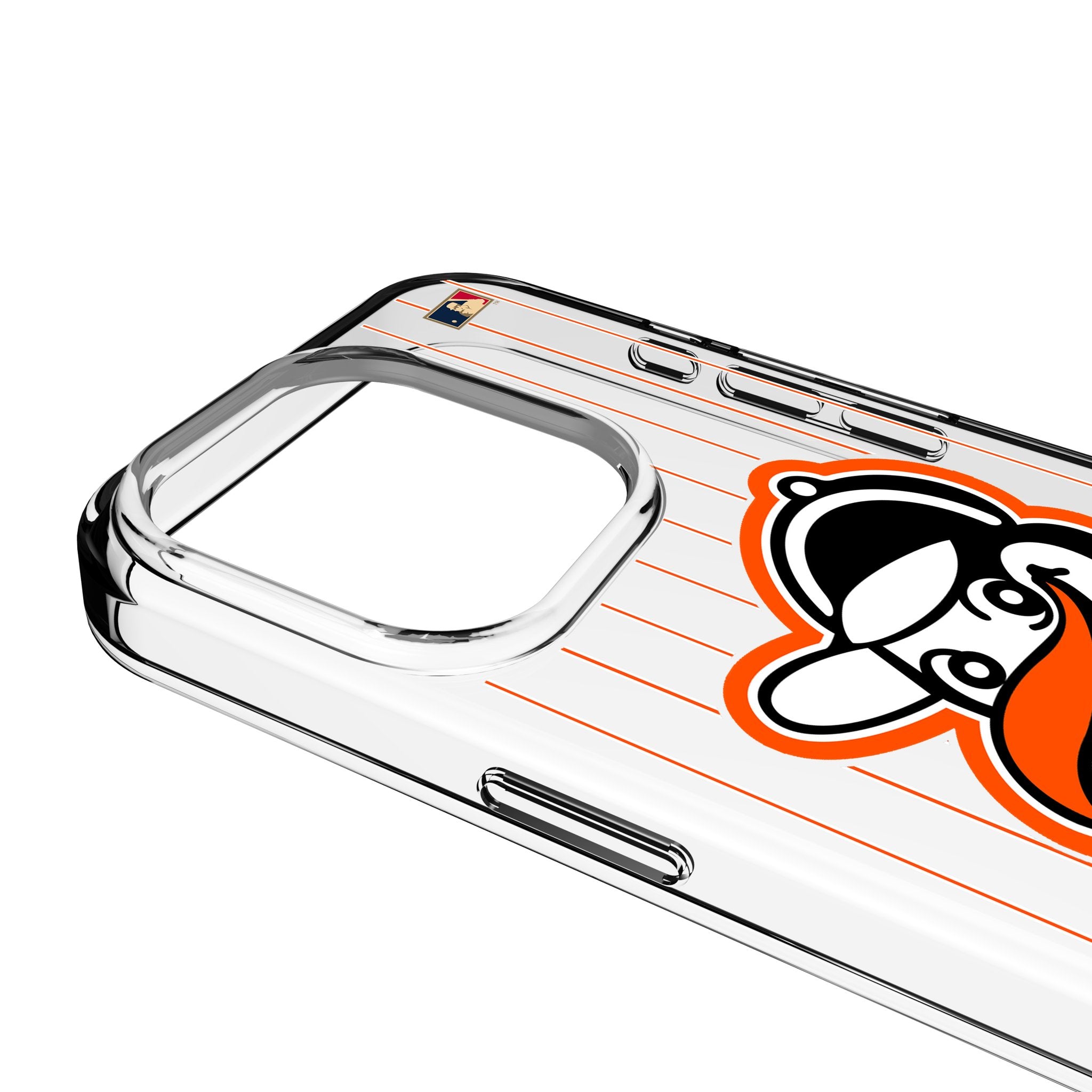 Baltimore Orioles 1955 Cooperstown Collection Pinstripe Clear Phone Case for iPhone - Perfect for Baseball Fans & Game Day Protection