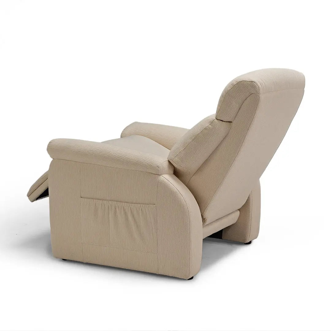 Henry Armrest Power Recliner Chair - Super Zero Gravity Massage Recliner for Living Room, Home Theater & Office - Ergonomic Leather Lounge Chair with USB Charging & Cup Holders