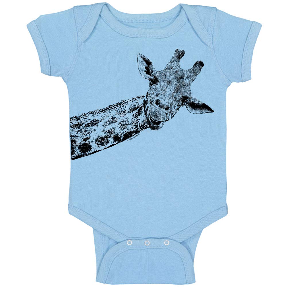 Indigo Legend Unisex Baby Giraffe Bodysuit - Soft Cotton Infant Onesie for Newborns & Toddlers - Perfect for Playtime, Photo Shoots & Everyday Wear