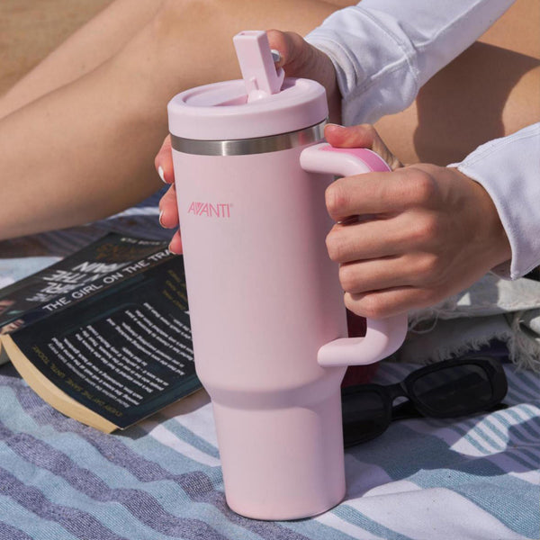 Avanti HydroQuench 20oz Insulated Stainless Steel Tumbler with Lid & Straw - Leakproof Vacuum Flask for Hot & Cold Drinks - Perfect for Office, Gym, Travel & Outdoor Activities