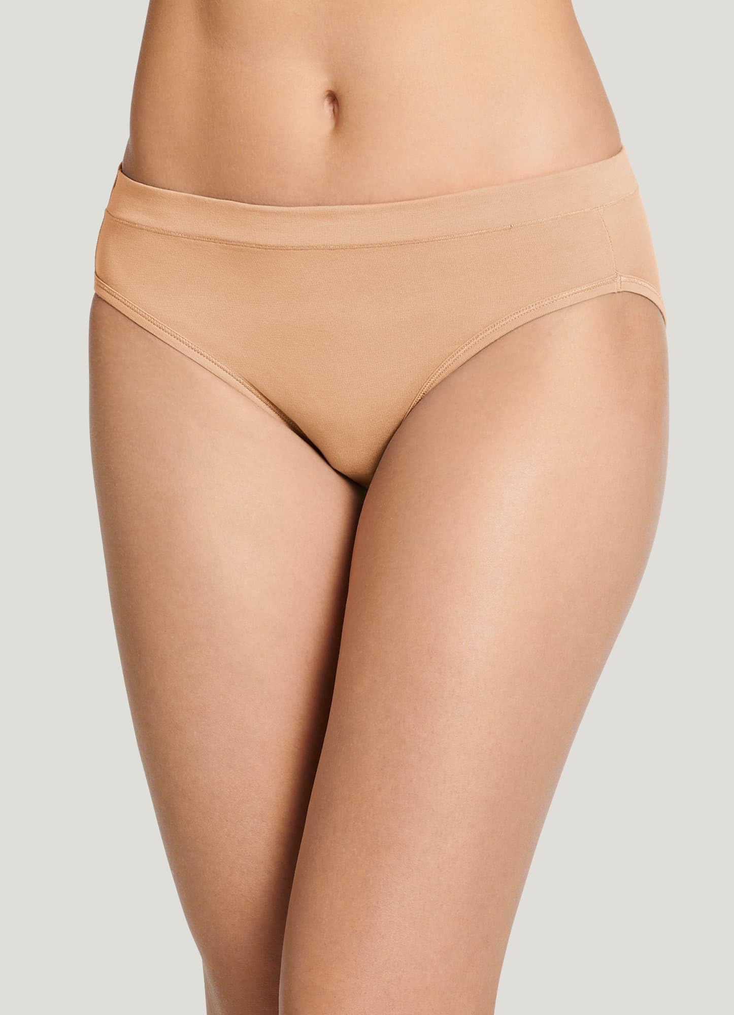 Jockey Women's Cotton Stretch Bikini Underwear - Soft Breathable Comfort Fit Panties for Everyday Wear, Yoga & Lounge