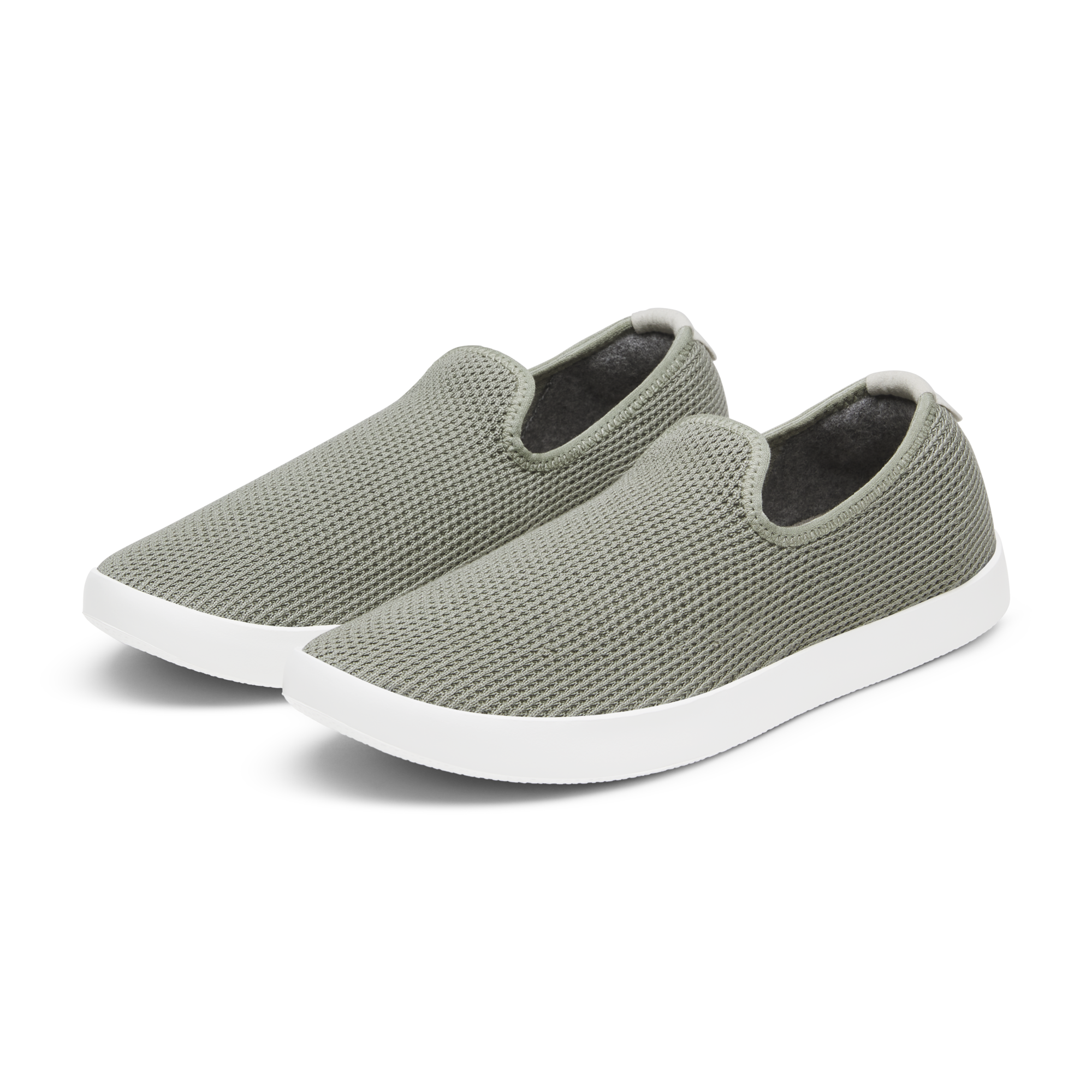 Men's Tree Lounger Shoes - Comfortable Slip-On Sneakers in Hazy Pine with Blizzard Sole for Walking, Travel & Casual Wear
