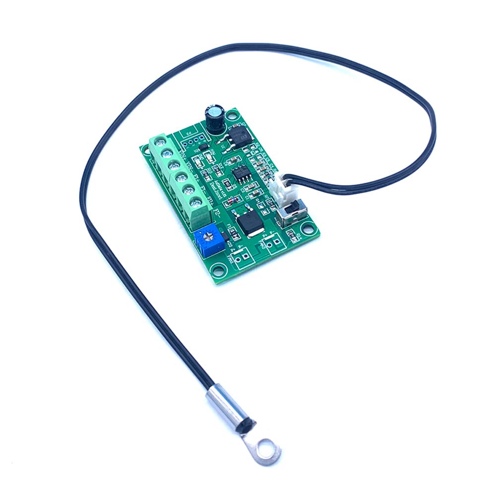 12V 24V 4A 2-Way Adjustable PWM Fan Speed Controller - Automatic PC CPU Case Fan Temperature Governor with Sensor for 2/3/4-Wire DC Fans - Perfect for Computer Cooling, Gaming Rigs & Server Cabinets