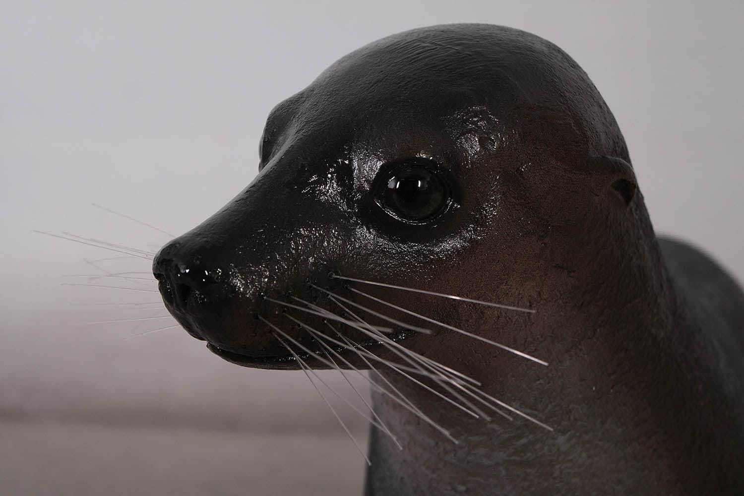LM Treasures Realistic Sea Lion Baby Seal Statue - Handcrafted Resin Ocean Animal Decor for Home, Office Desk, or Garden