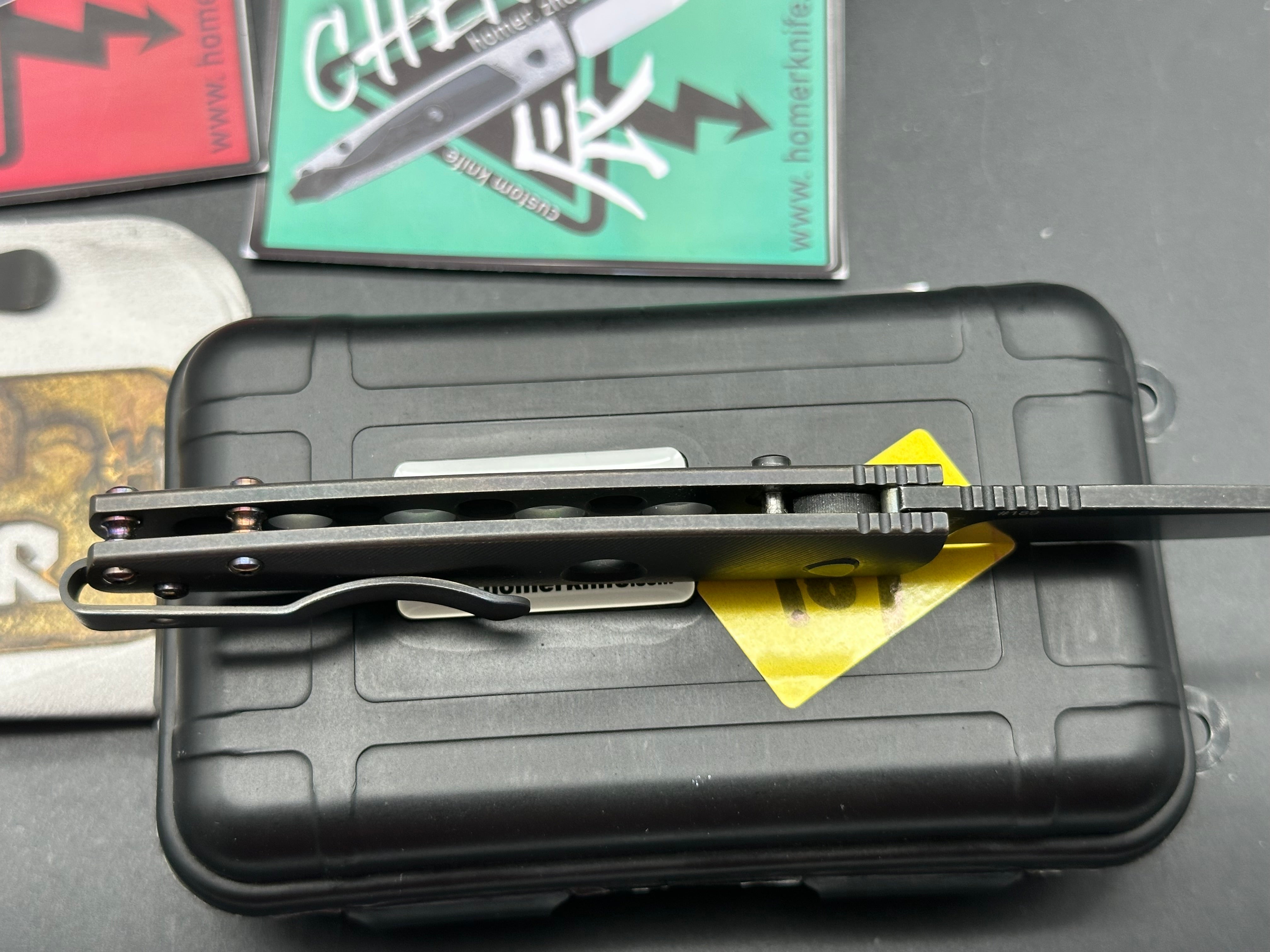Premium Homer Zhu Chen Automatic Knife #189 - Tactical Folding Pocket Knife for Outdoor, Camping, and Everyday Carry (EDC)