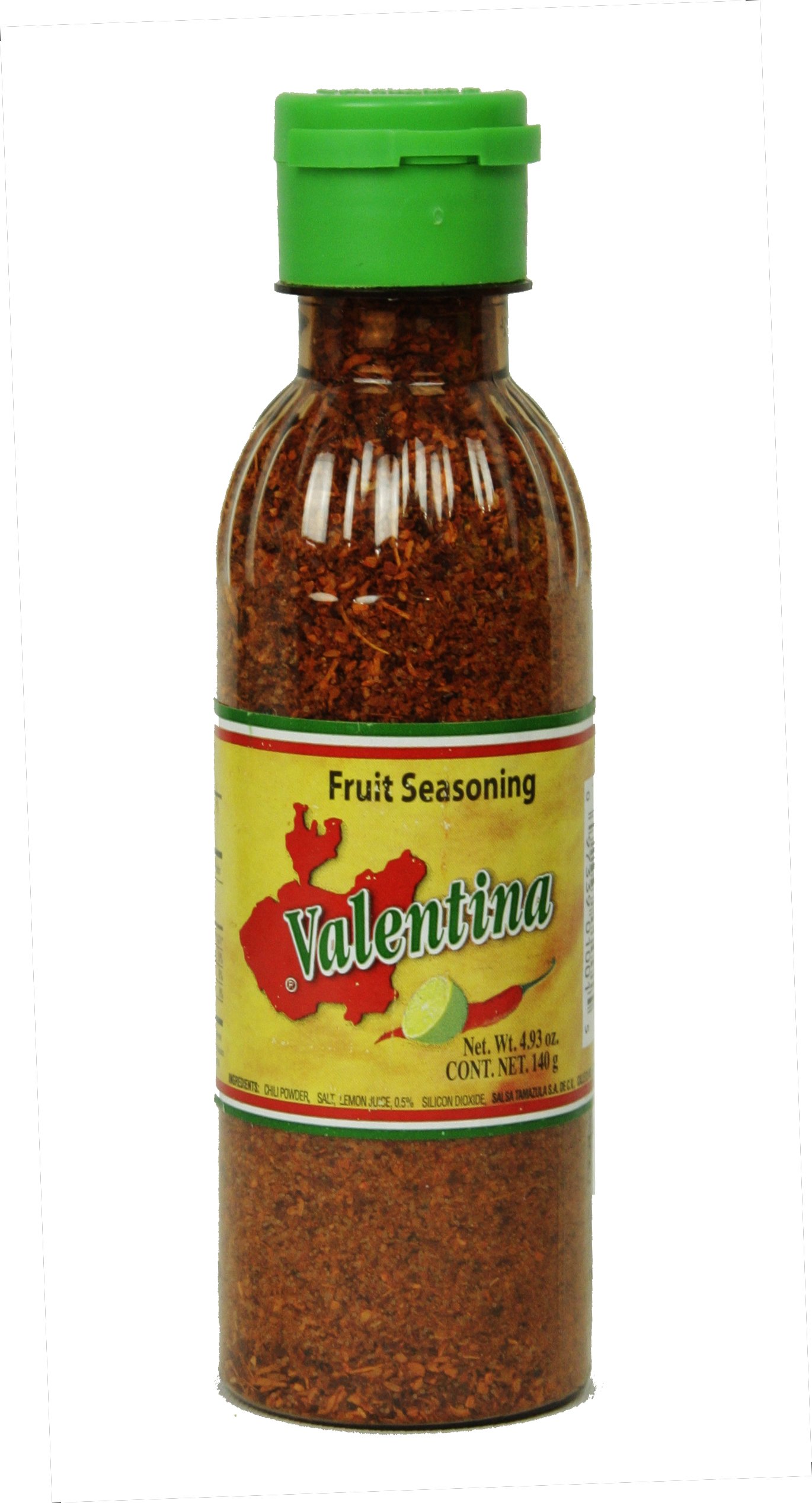 Valentina Salsa Chili Powder - All Natural Fruit Seasoning with Salt & Lime (4.93oz/140g) | Perfect for Fruits, Chips, Snacks, Tacos & Mexican Dishes | Vegan, Gluten-Free Dry Spice for Cooking & Garnishing
