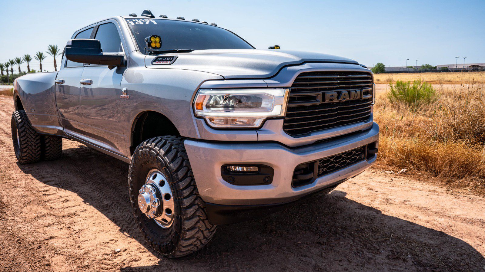 SDHQ Built A-Pillar Light Mounts for 2019-2025 Ram 2500/3500 Heavy Duty Trucks | Off-Road LED Light Brackets | Perfect for Night Driving & Off-Road Adventures