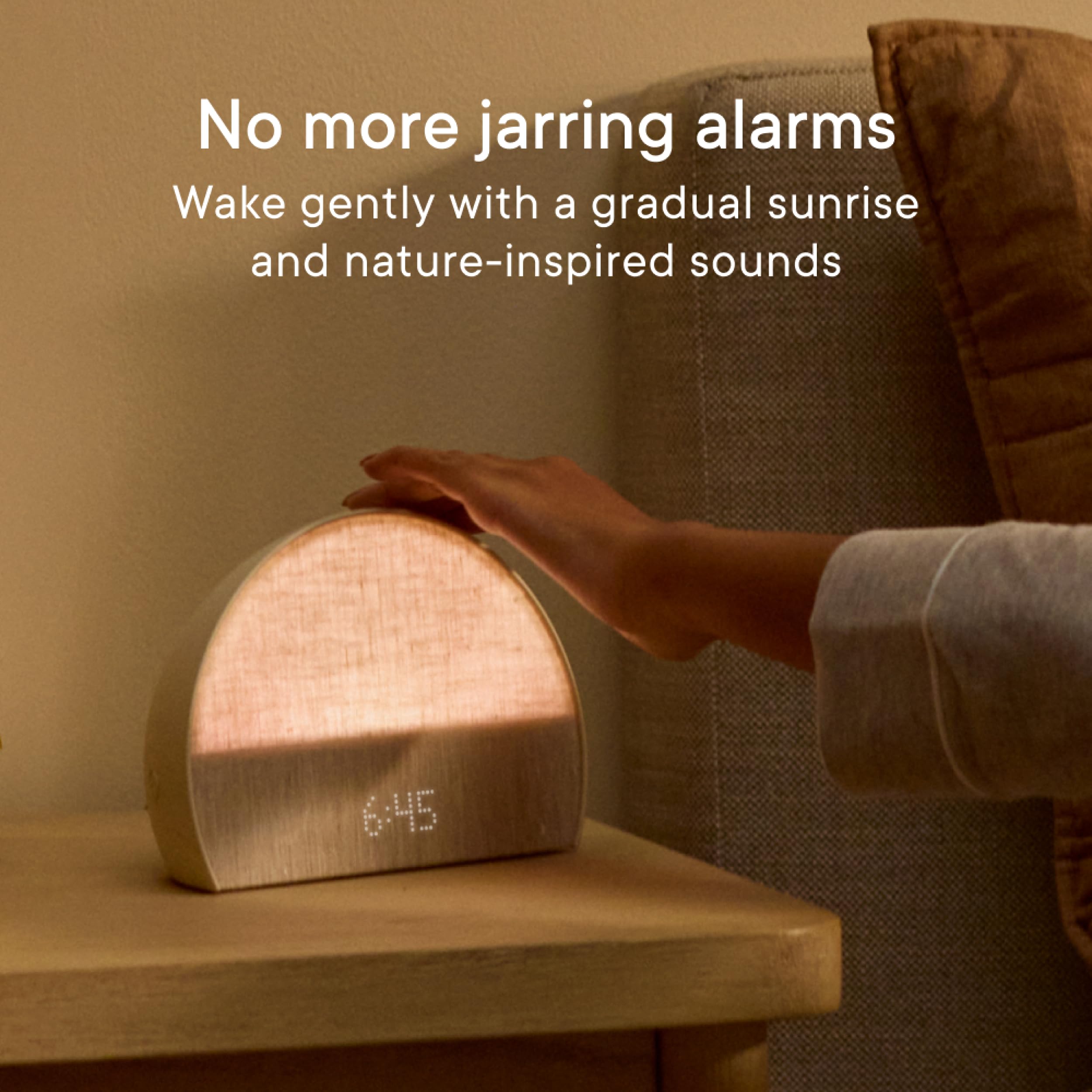 Hatch Restore 2 Smart Sunrise Alarm Clock & White Noise Machine with Customizable Sleep Routines, Dimmable Night Light for Adults - Perfect for Bedroom, Nursery, Meditation & Relaxation (Sage Green)