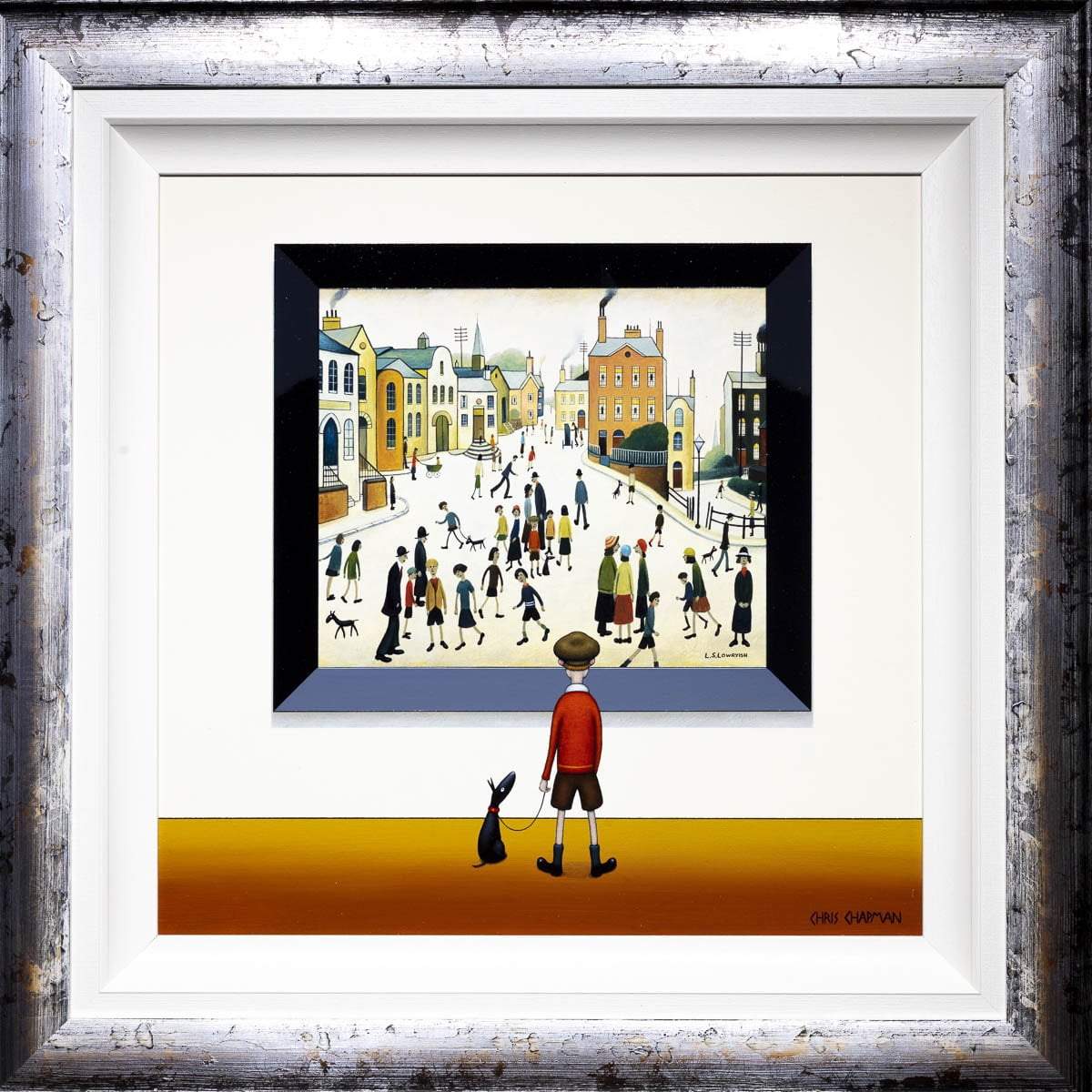 Original Crowded Street Urban Art Print - Perfect for Home Decor, Office Wall Art & Gift Ideas