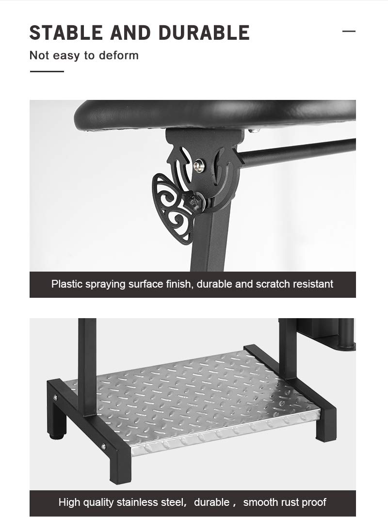 TATARTIST Heavy Duty Adjustable Tattoo Armrest Stand - Portable Arm & Leg Support for Tattoo Artists - Professional Studio Equipment for Comfortable Tattooing Sessions - Perfect for Tattoo Shops, Home Studios & Mobile Artists