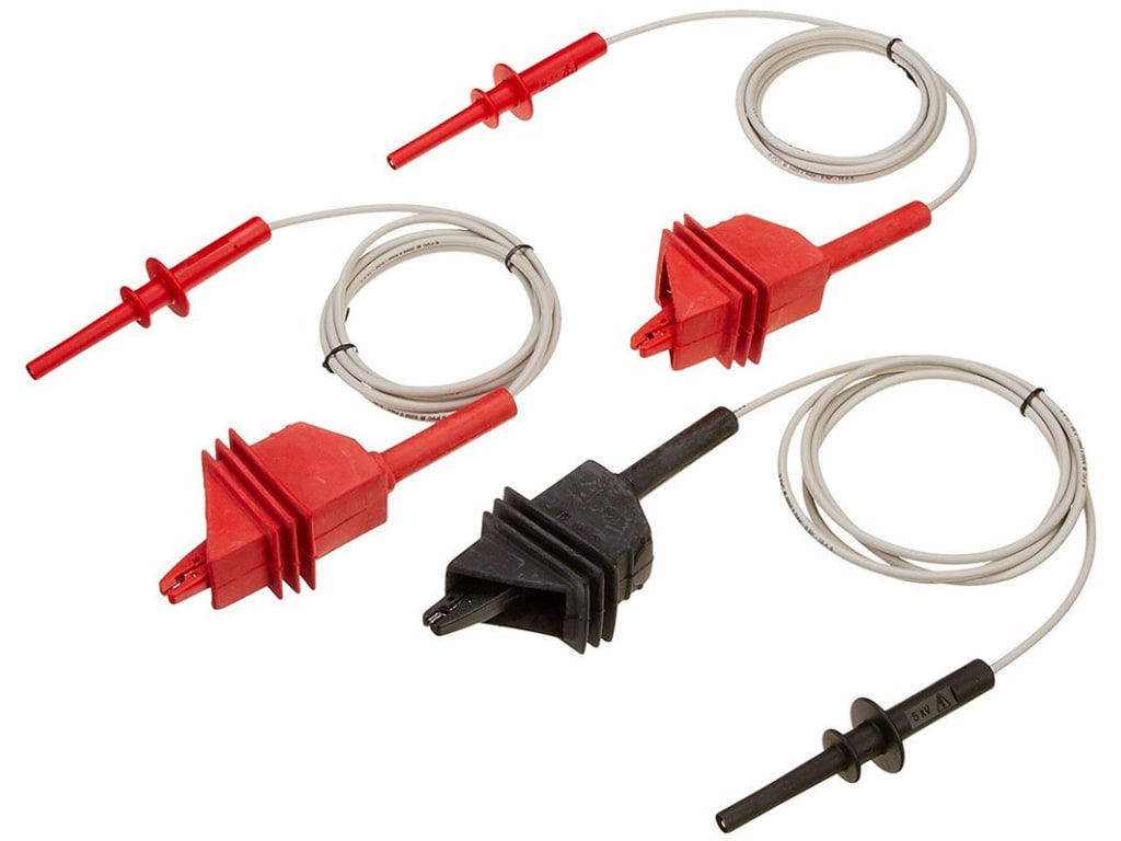 Fluke Amprobe MT5 5KV Insulated Test Lead Kit - High Voltage Electrical Testing for Industrial & HVAC Applications