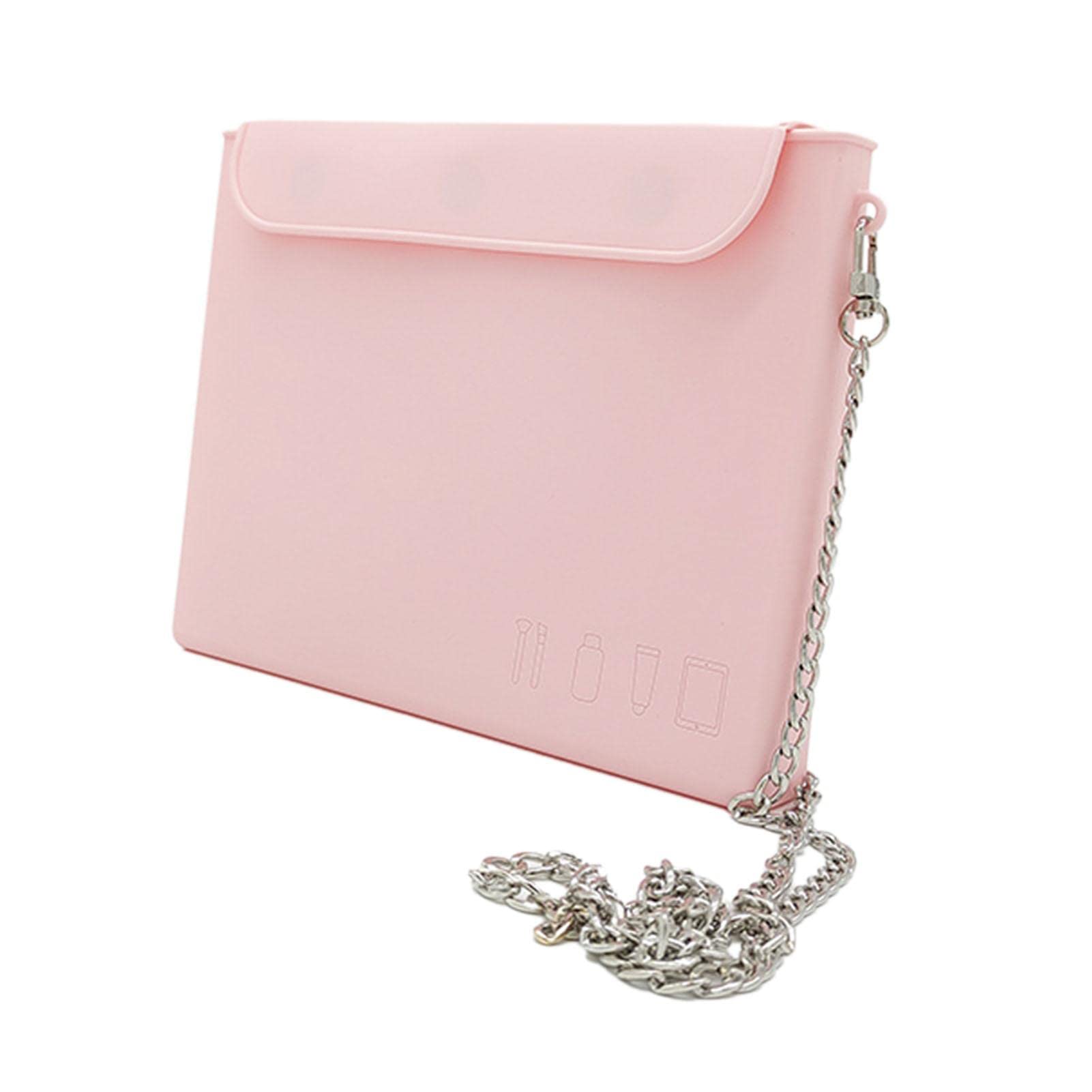 Waterproof Mini Makeup Bag - Portable Travel Cosmetic Organizer with Magnetic Closure | Silicone Makeup Pouch for Cosmetics, Toiletries & Jewelry Storage | Perfect for Travel, Gym & Daily Use