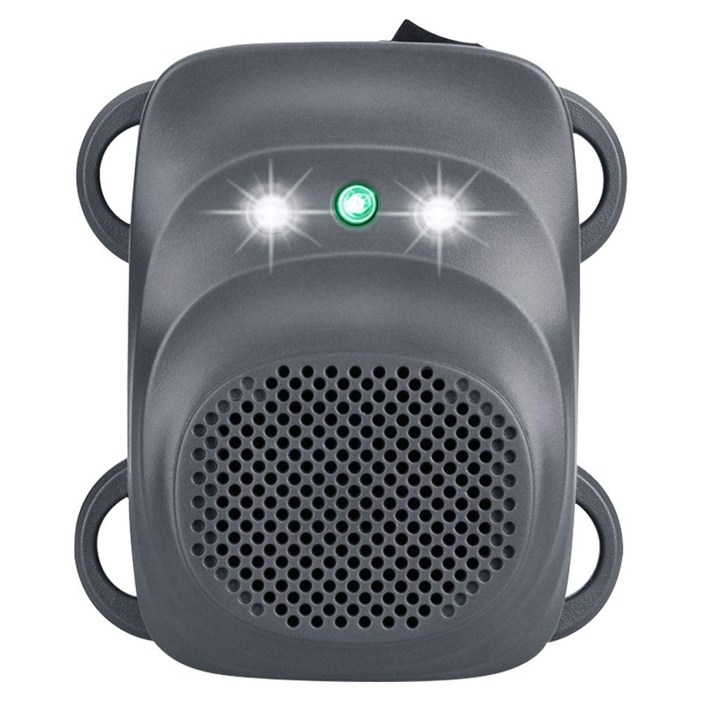 Angveirt Ultrasonic Rodent Repellent for Cars - 12V/24V Vehicle Mouse Deterrent to Keep Mice Out of Engine & Under Hood - Protects Car Wires & RV from Rodents - Pest Control Device (Grey) - Perfect for Garage, Parking & Outdoor Vehicle Protection
