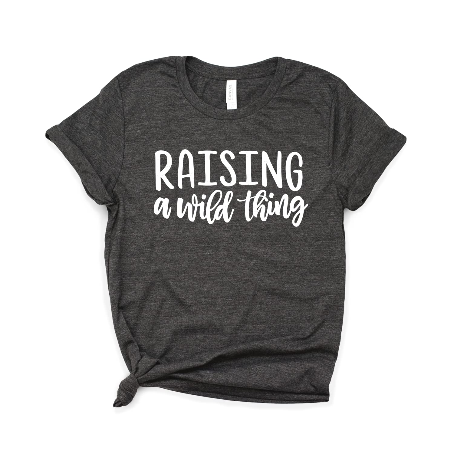 Raising A Wild Thing Shirt - Comfortable Unisex Mama Bear T-Shirt for Wildlife Support - Softstyle Cotton Tee for Moms, Outdoor Adventures & Casual Wear