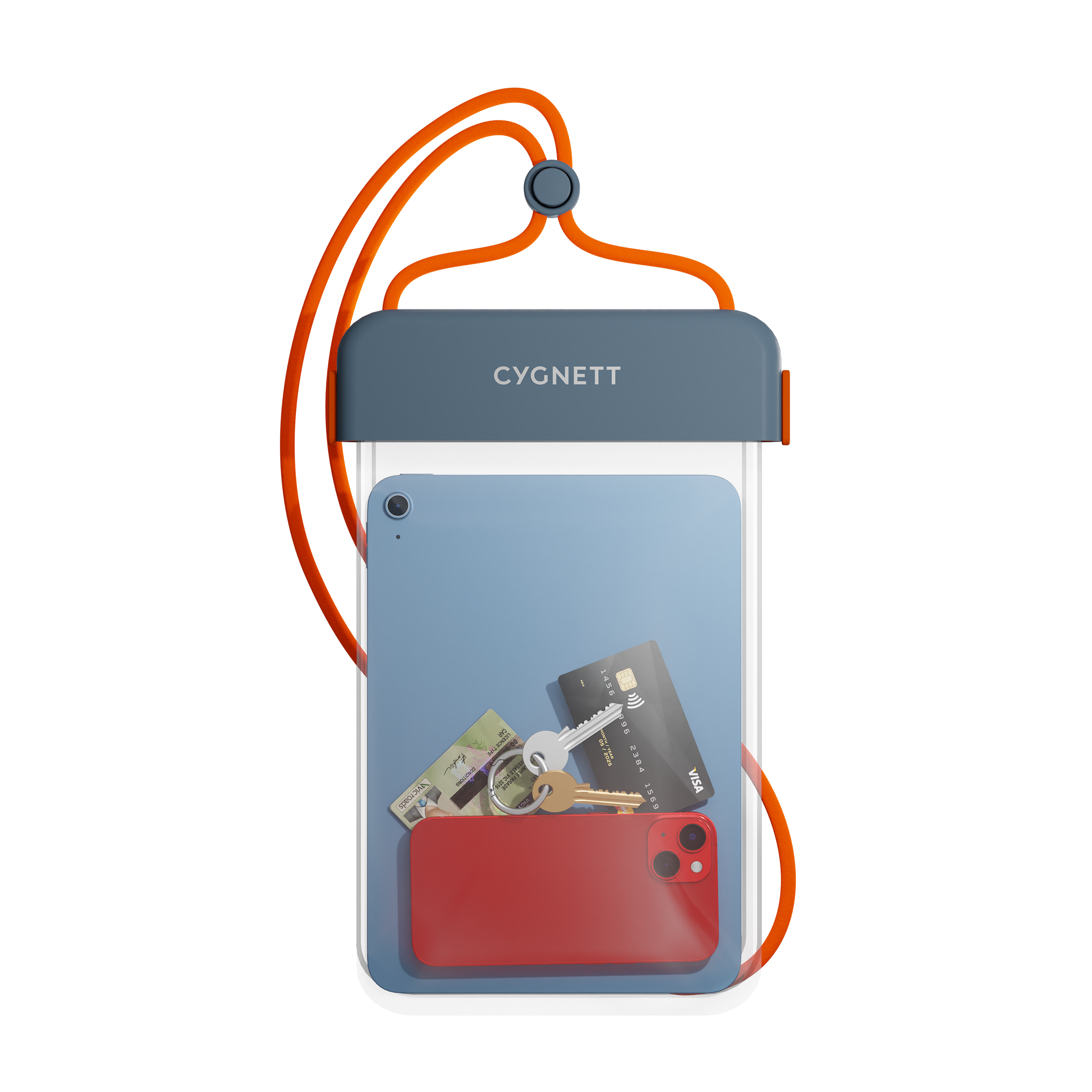 Waterproof Tablet Case - Universal Fit for iPad, Samsung, Kindle & More - Perfect for Swimming, Beach & Outdoor Activities