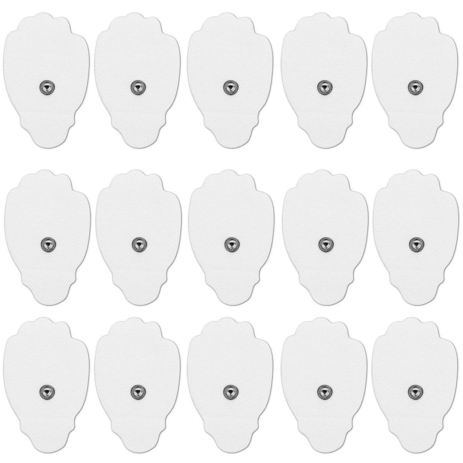 20 Pack Reusable TENS Unit Electrode Pads - Universal 3.5mm Snap-on Electrodes for Muscle Stimulation & Pain Relief, High Conductivity Gel Pads for TENS Massagers - Perfect for Back Pain, Neck Tension & Physical Therapy Recovery