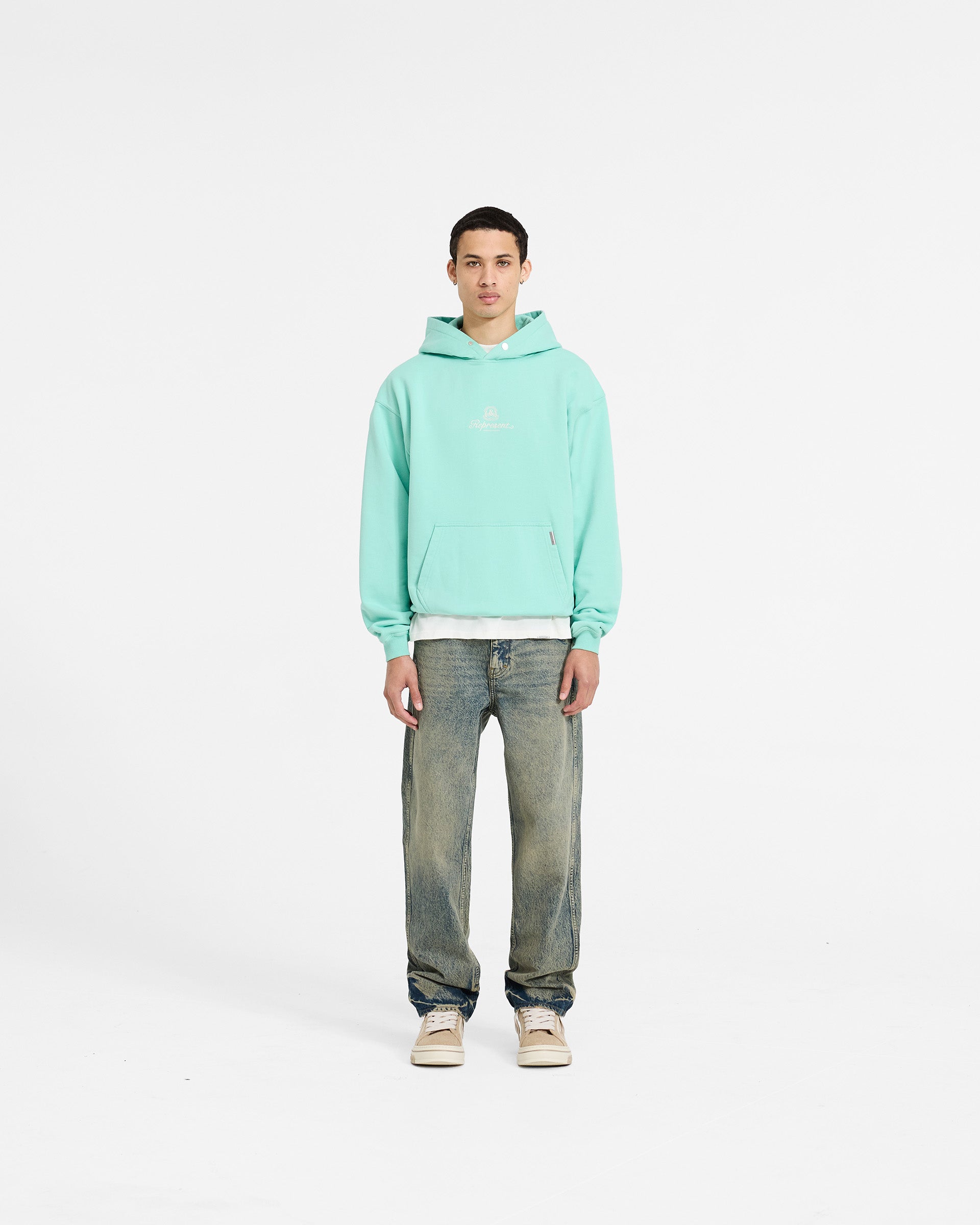 Permanent Vacation Hoodie - Electric Mint Green | Cozy Pullover Sweatshirt for Men & Women | Perfect for Casual Wear, Travel & Outdoor Activities