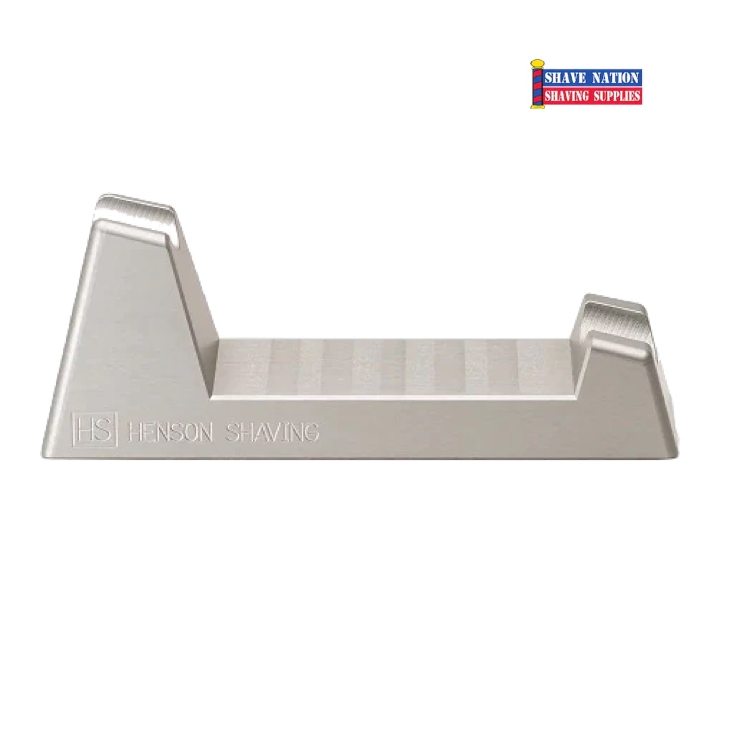 Premium Henson Razor Stand - Durable Stainless Steel Shaving Razor Holder for Men - Perfect for Bathroom Countertop & Travel Grooming Kit Organization