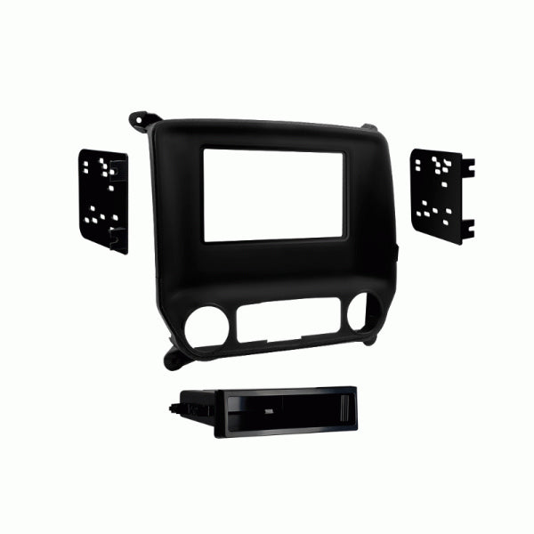 Metra 99-3014G DIN & Double DIN Radio Dash Kit for 2014-2019 Chevy Silverado & GMC Sierra - Car Stereo Installation Upgrade for Better Sound System