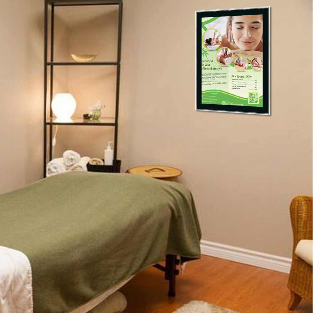 20x24 Poster Frame - SwingFrame Classic Black Display for Art, Photos & Posters - Perfect for Home, Office & Gallery Decor