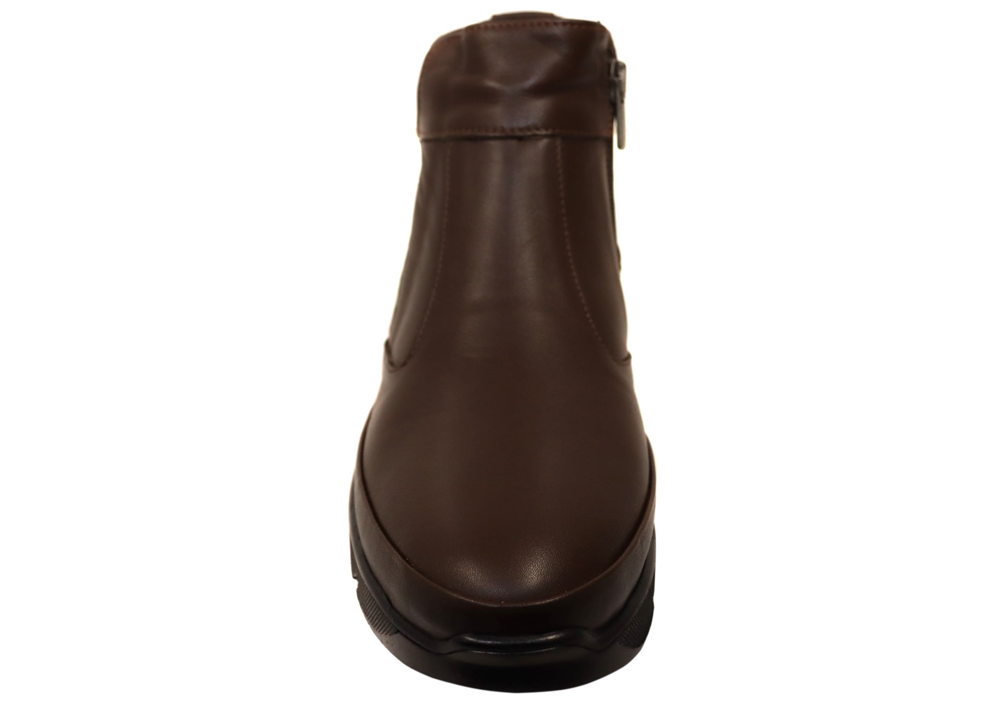 Orizonte Austina Women's Comfortable Leather Ankle Boots - European Style Fashion Booties for Casual Wear, Office & Fall Outfits