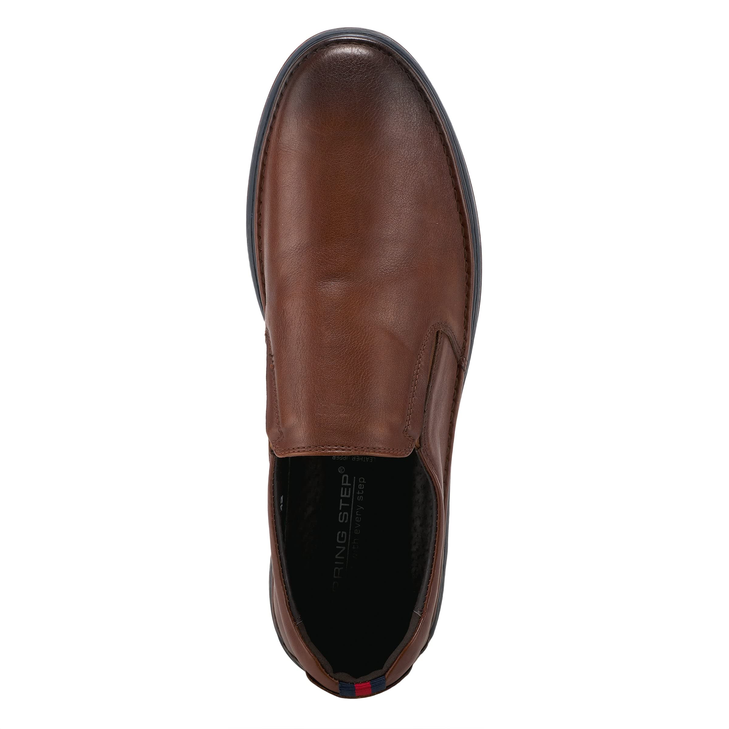 Spring Step Men's Lugano Slip-On Casual Shoes - Comfortable Loafers for Walking, Work & Everyday Wear - Lightweight Breathable Slip-Ons for Men