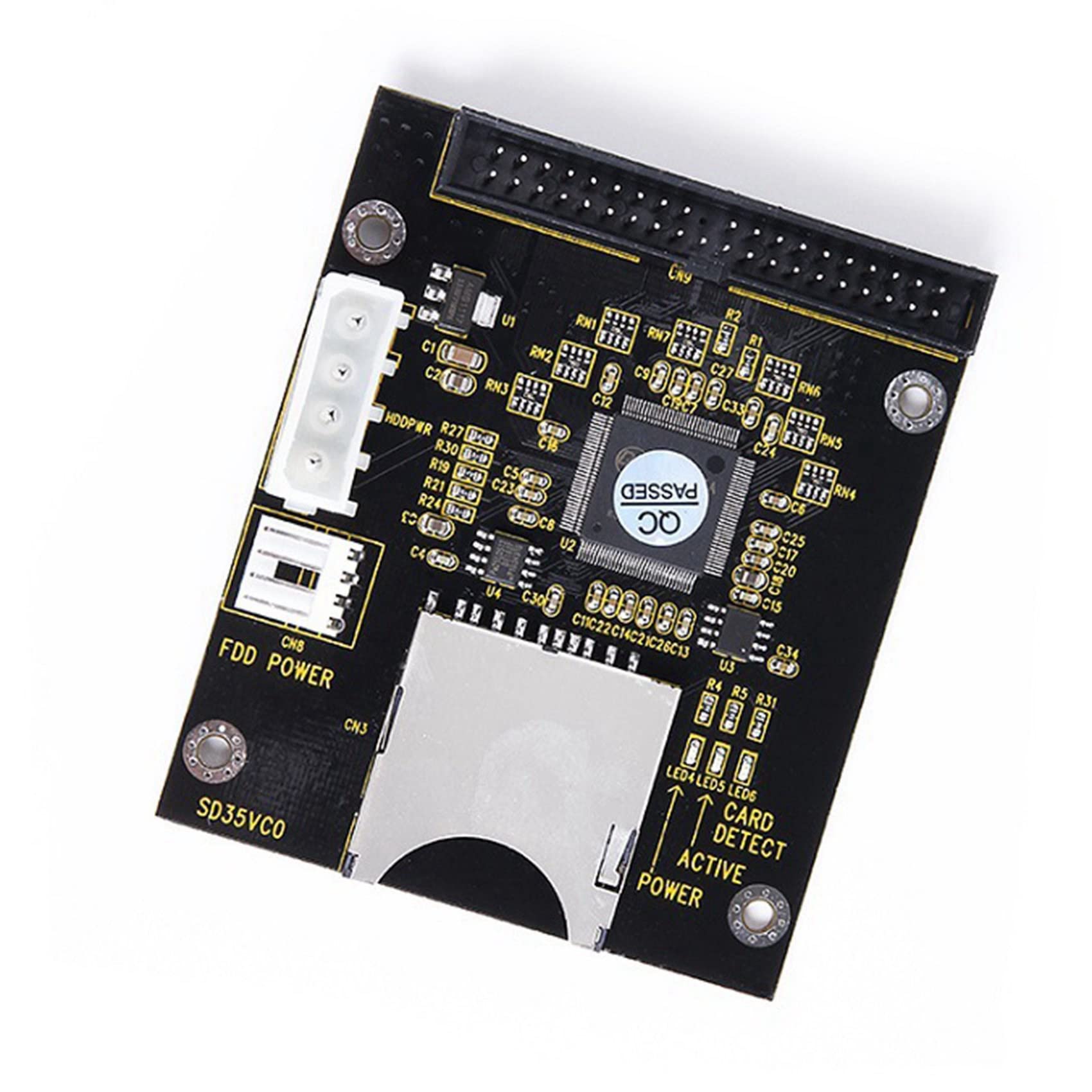 Ronlok 5X SD to 3.5 Inch IDE 40 Pin Converter Card - IDE SD Card Adapter for SSD Embedded Storage - IDE Expansion Card for PC Upgrades & DIY Projects - Perfect for Data Recovery & Legacy System Support