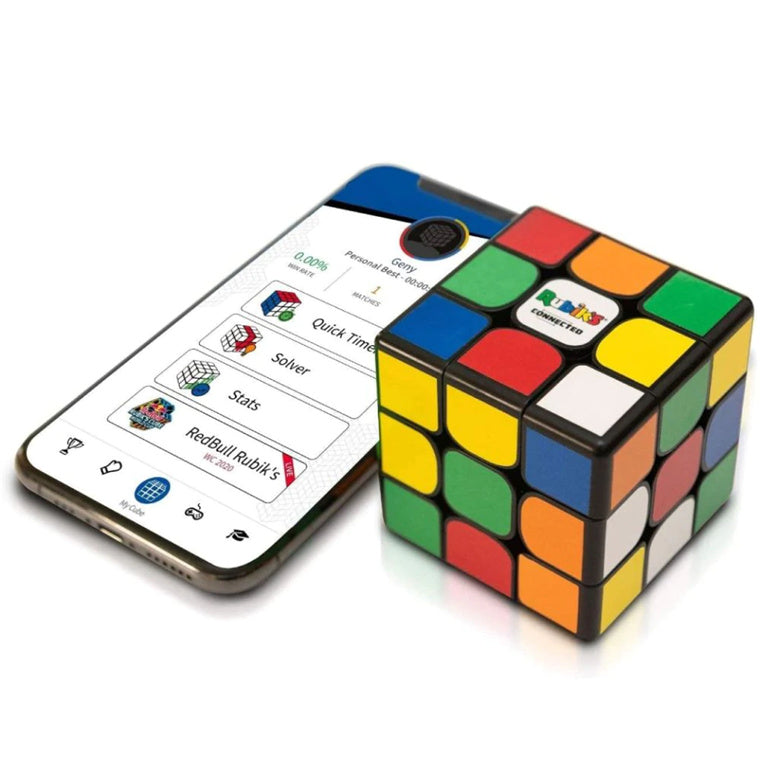 Smart Bluetooth Connected Rubik's Cube - 3x3 Puzzle Game for Kids & Adults - Perfect for Travel, Gifts & Brain Training
