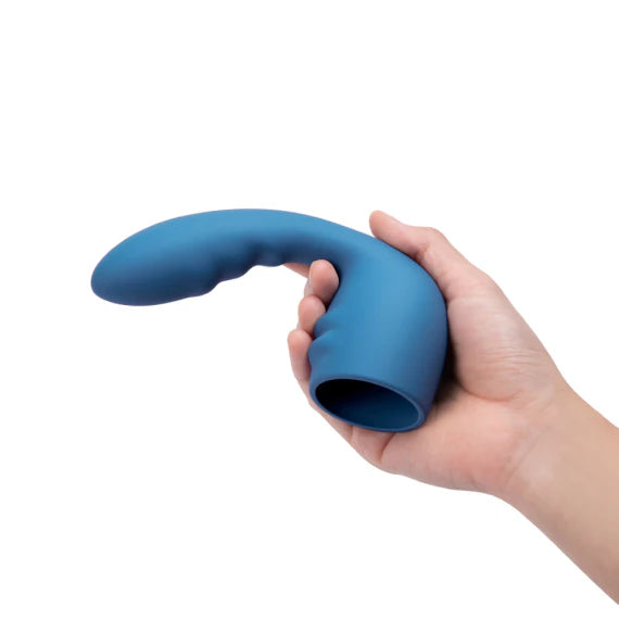 Le Wand Flexi Petite Silicone Wand Attachment - Waterproof & Flexible Massager for Neck, Back & Body Pain Relief - Perfect for Home Spa & Relaxation Therapy