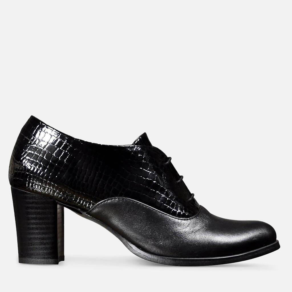 Holborn Oxford Heels - Stylish Women's Dress Shoes for Work, Office & Formal Occasions | Comfortable & Elegant Heeled Loafers for Professional Women