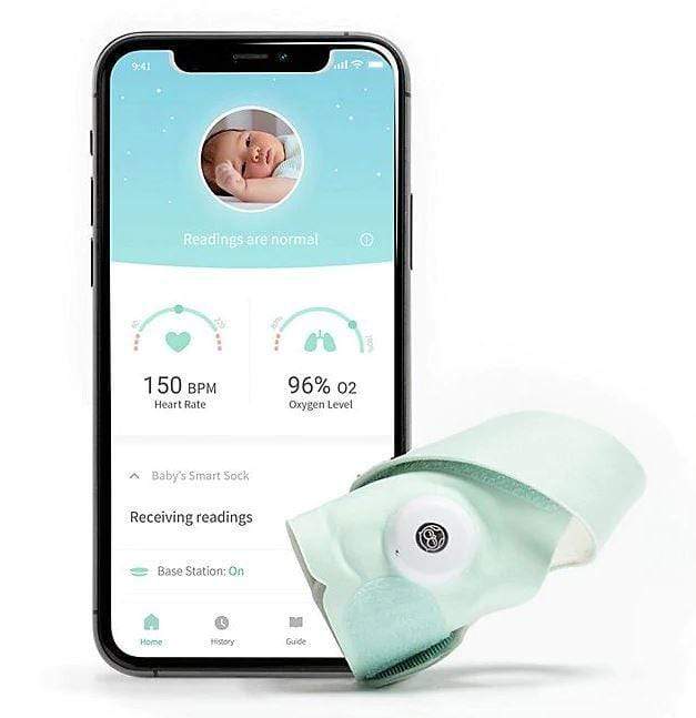Owlet Smart Sock 3 Baby Monitor with Heart Rate & Oxygen Tracking - Wireless Wearable for Newborns & Infants - Perfect for Nursery, Daycare & Travel Use