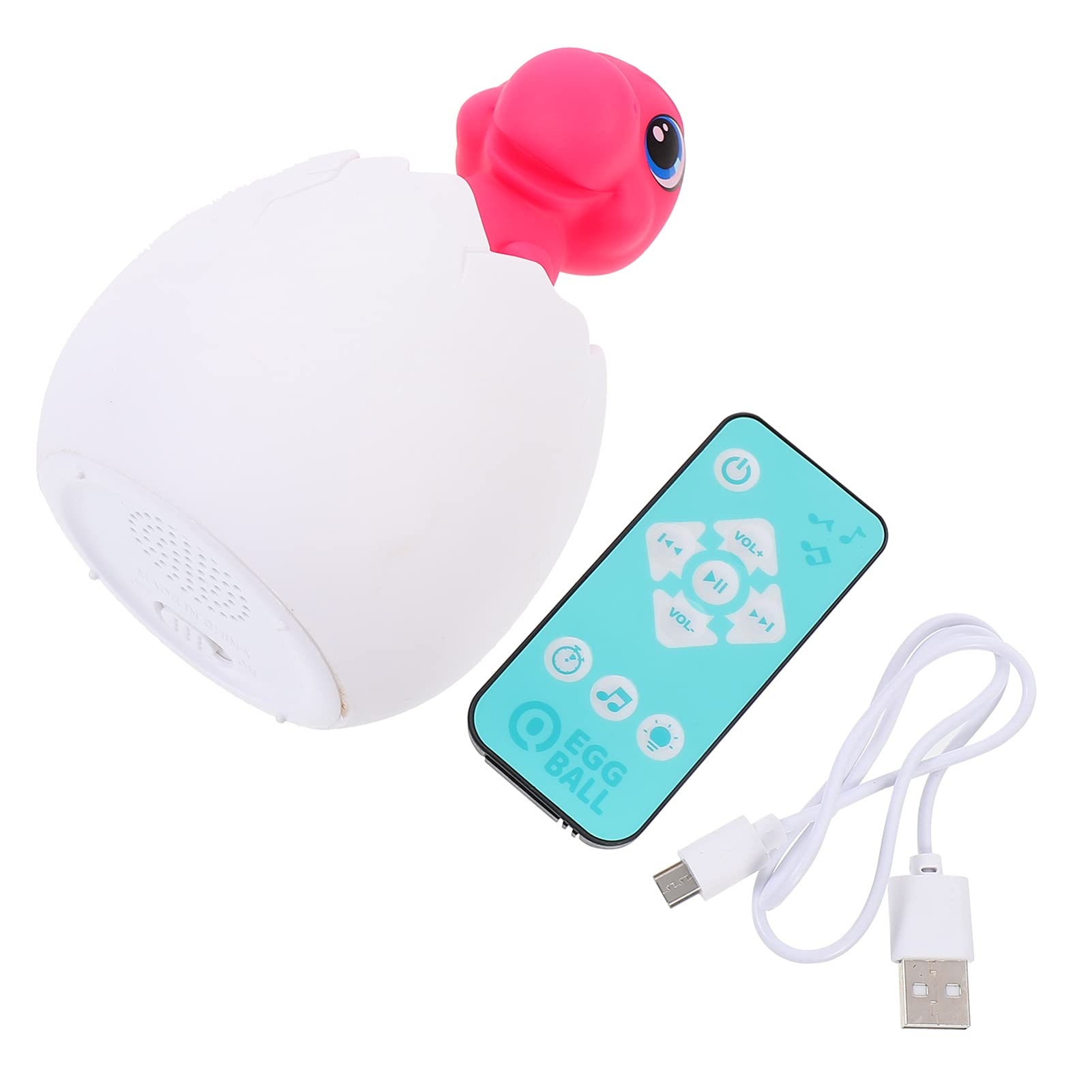 Dinosaur Night Light for Kids - Remote Control LED Nursery Lamp, Rechargeable Bedside Light for Toddler Room (Watermelon Red) | Perfect for Bedtime, Nursery Decor & Kids' Bedroom Lighting