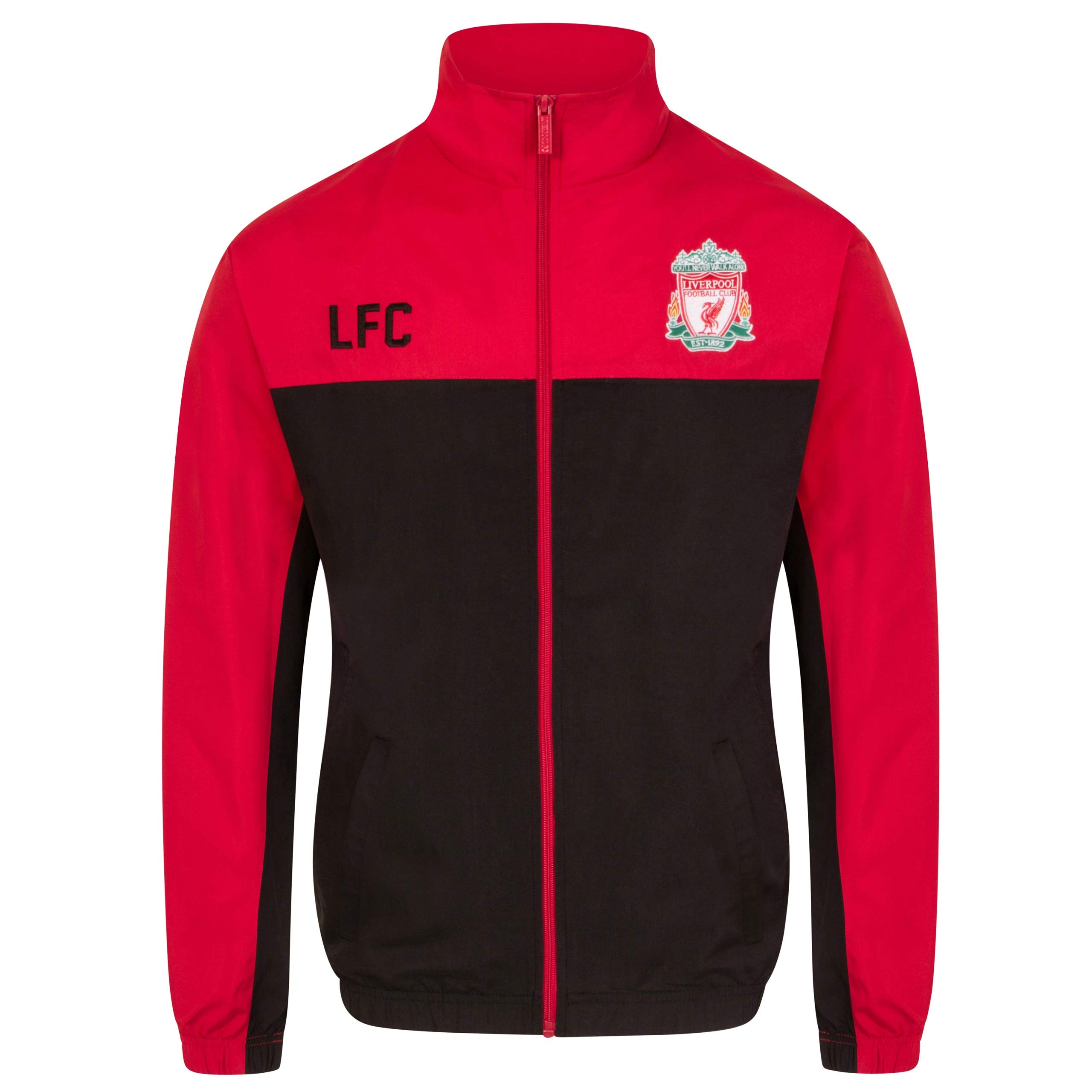 Liverpool FC Official Men's Soccer Tracksuit Set - Jacket & Pants for Fans | Perfect for Matchdays, Training & Casual Wear