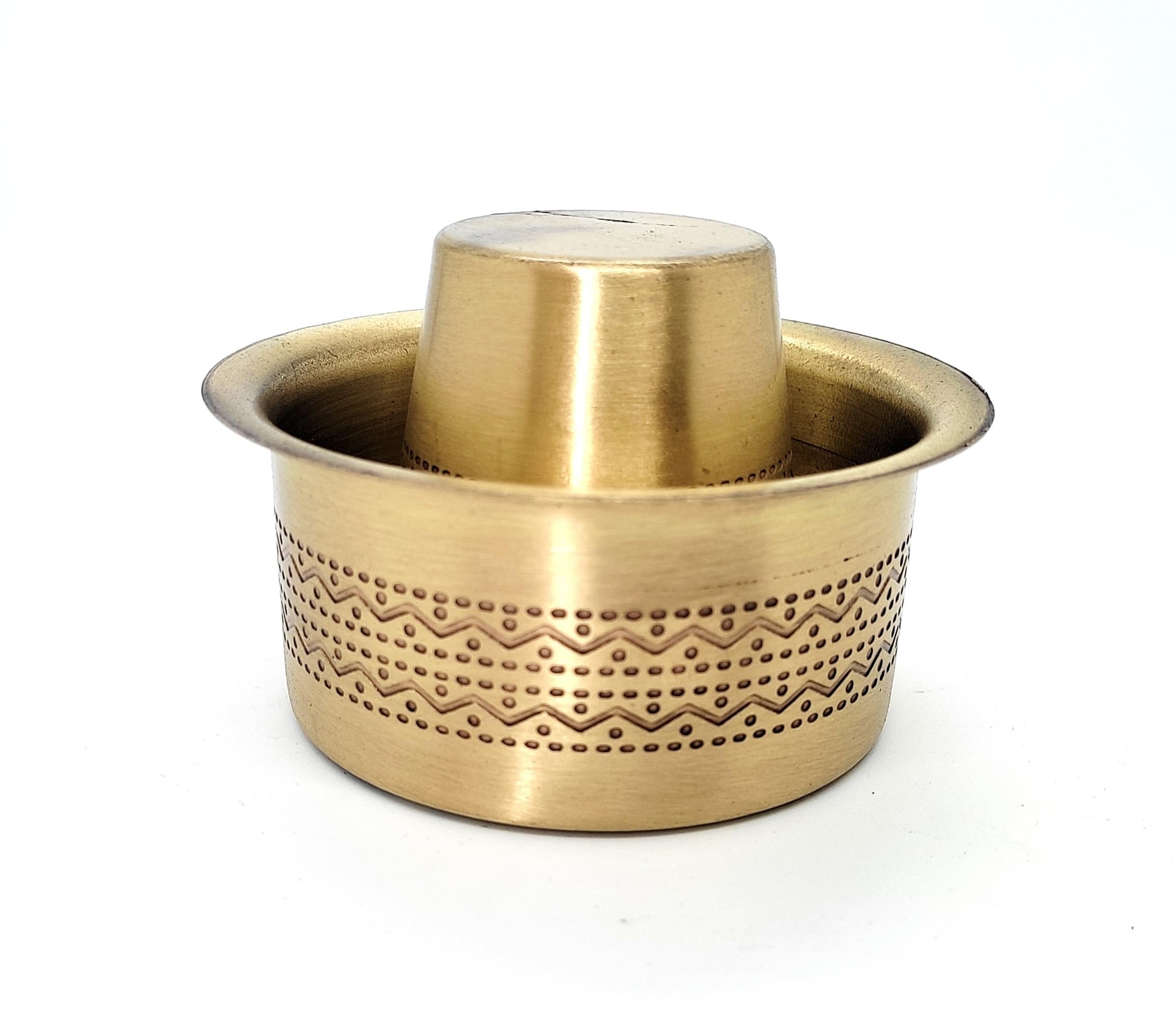 South Indian Brass Coffee Set - Dabra Cup & Tumbler for Filter Coffee | Home & Cafe Use