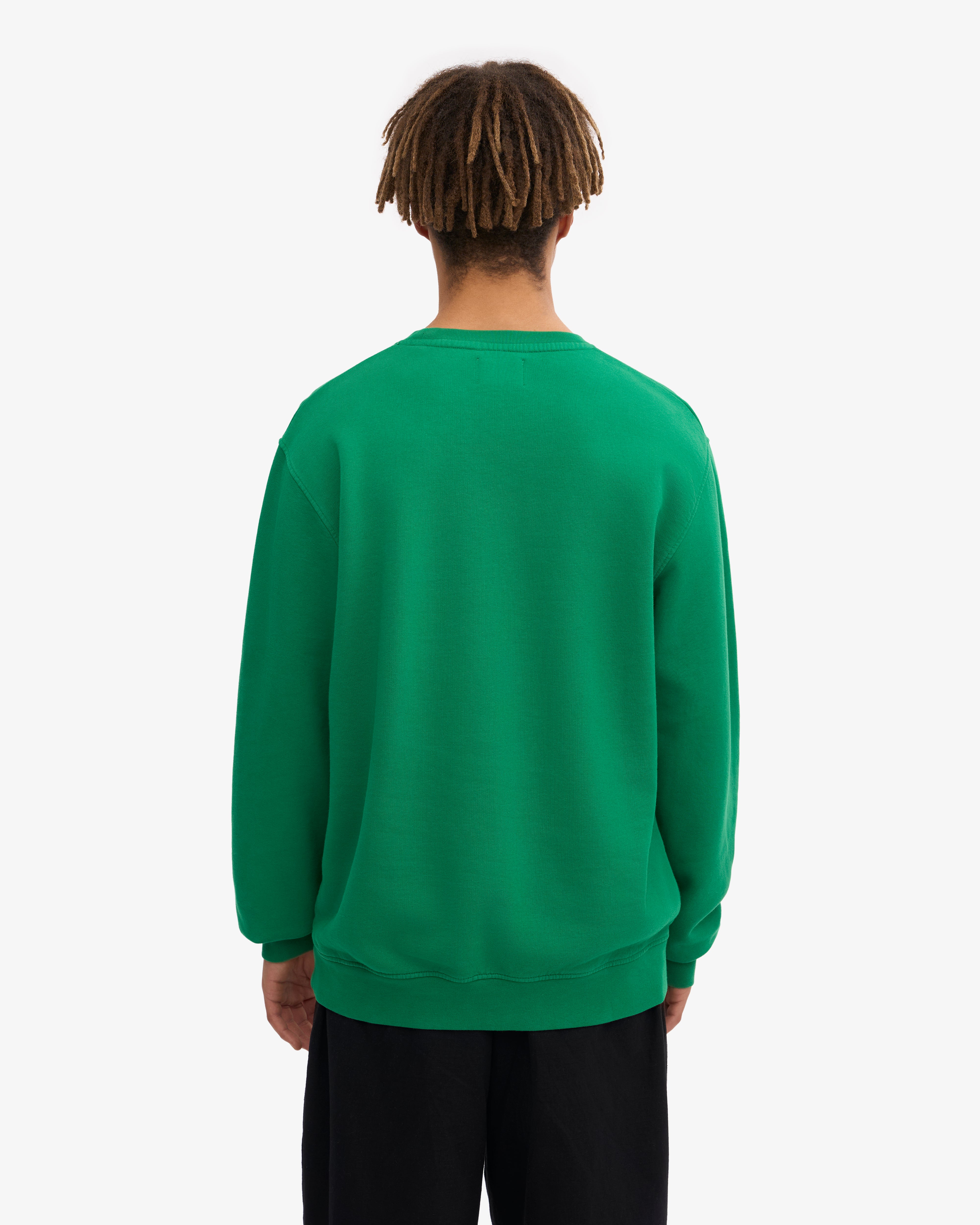 Classic Organic Cotton Crew Neck T-Shirt for Men & Women - Soft & Comfortable Kelly Green Tee - Perfect for Casual Wear, Gym, and Everyday Outfits