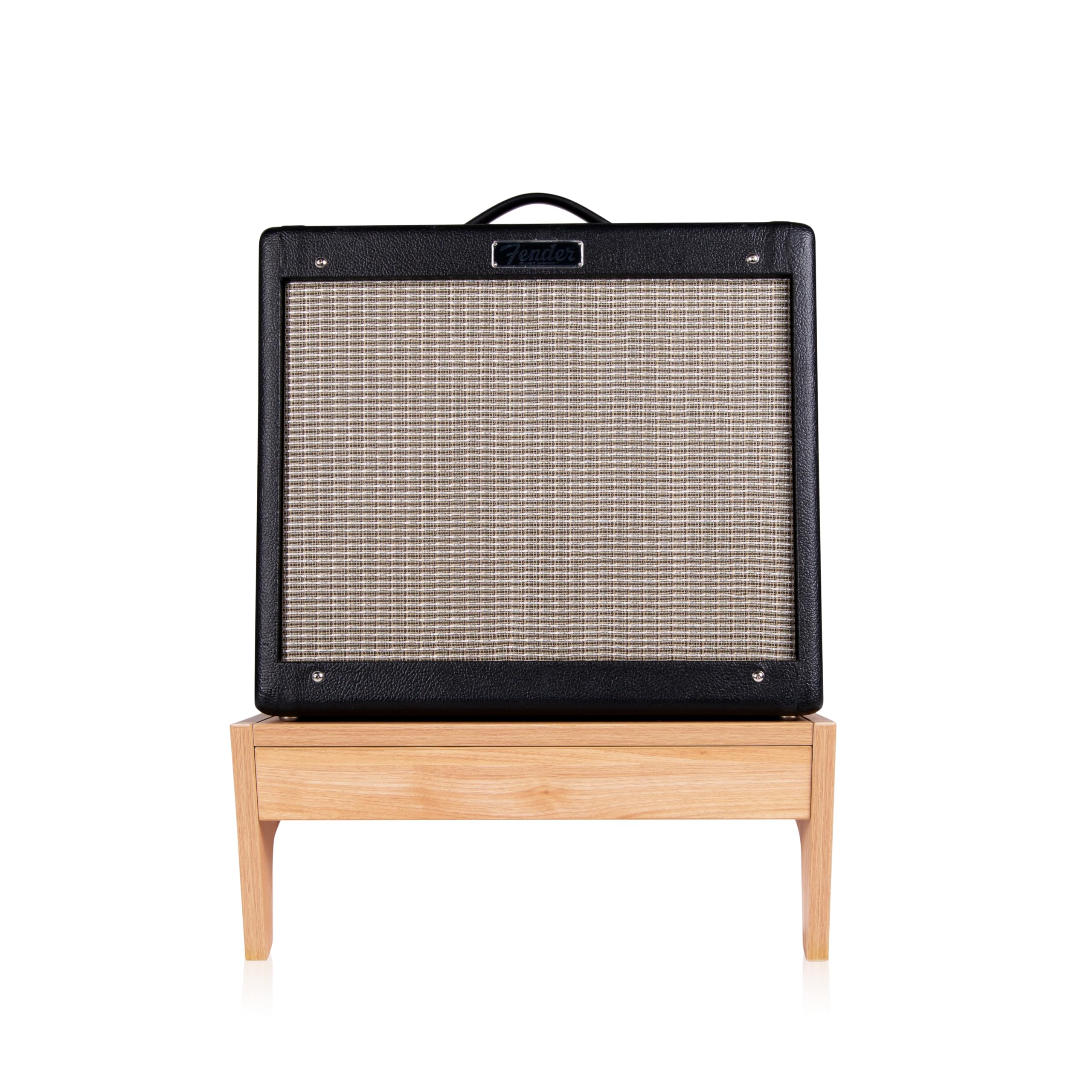 Gator Frameworks GFW-ELITEGTRAMPSM-MPL Small Guitar Amp Stand - Natural Maple Matte Finish | Portable & Adjustable for Electric Guitar Amplifiers | Perfect for Home Studios, Live Gigs & Practice Sessions