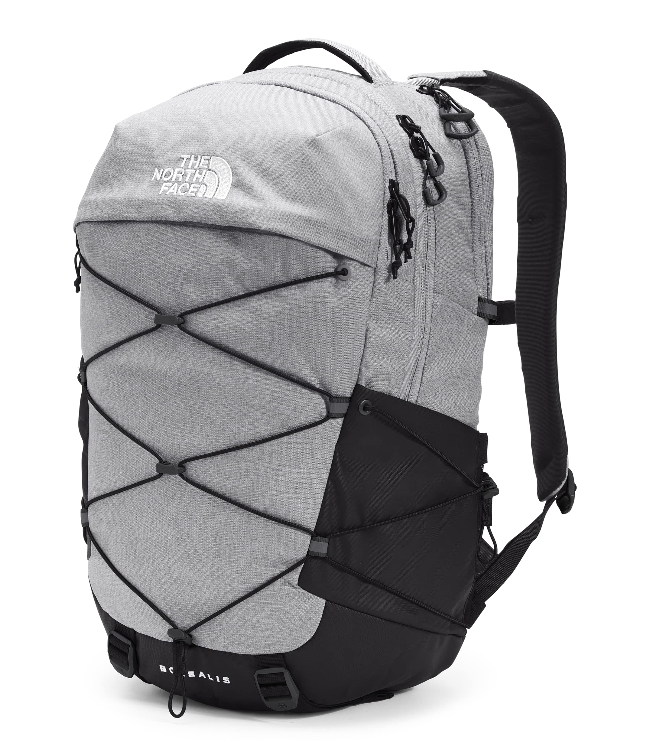 THE NORTH FACE Borealis Commuter Laptop Backpack - Water-Resistant Travel & Work Bag for Men & Women, Meld Grey Dark Heather/TNF Black, One Size - Perfect for Office, College & Outdoor Adventures