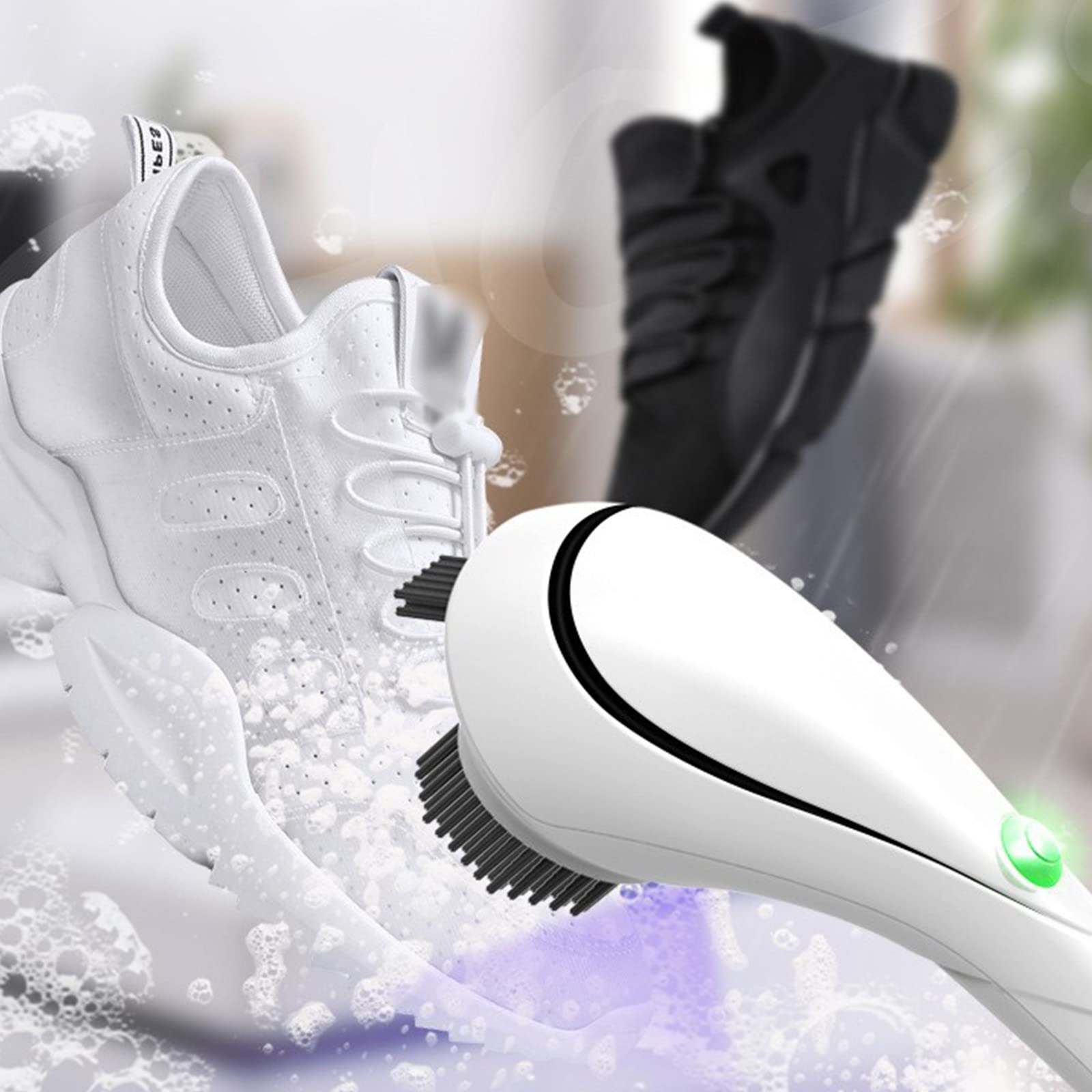 Upgraded Electric Shoe Cleaner - Wireless Portable Shoe Scrubber & Polisher for Sneakers, Canvas Shoes, Luggage & Car Seats | Perfect for Travel, Home & Gym Use
