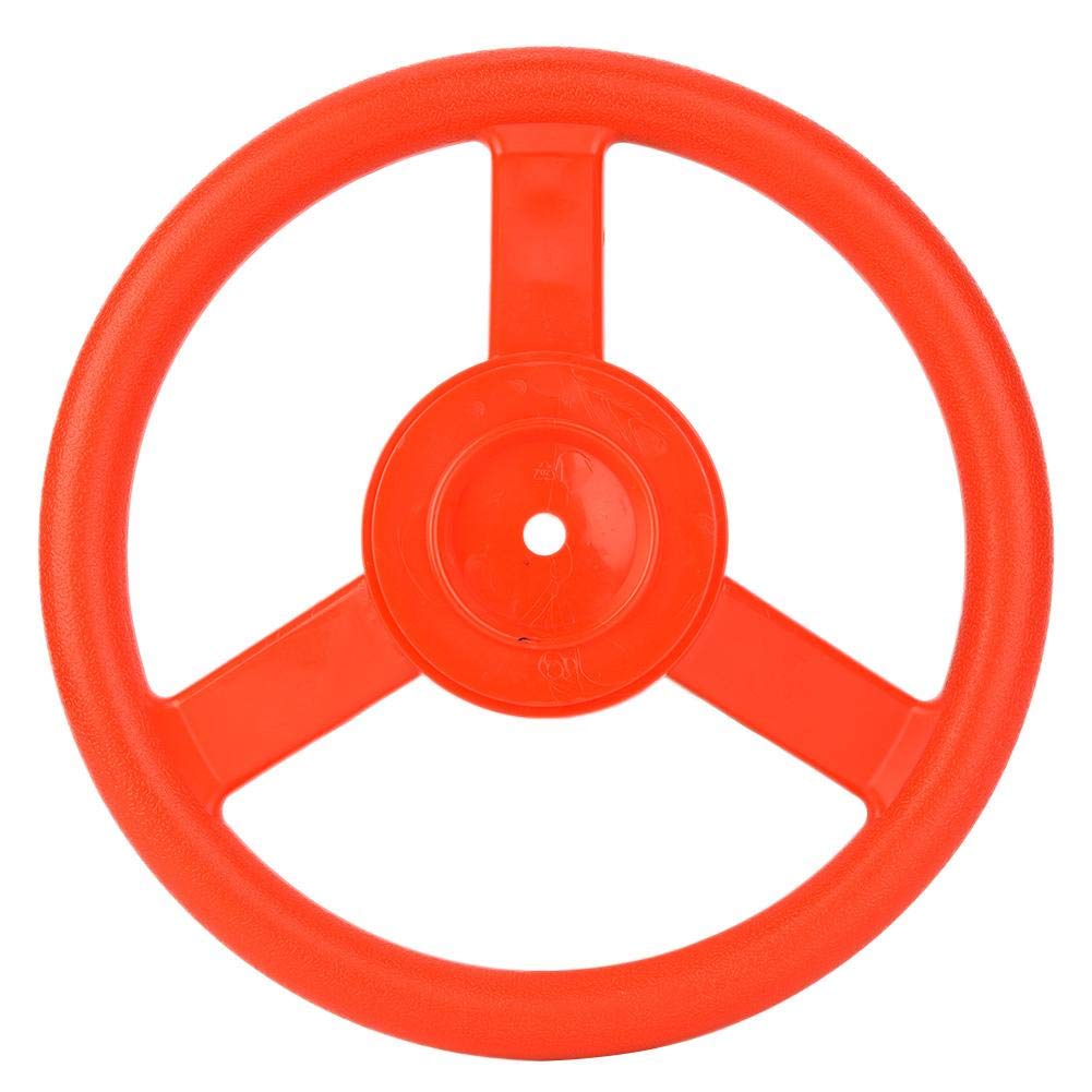 VGEBY1 Kids Swing Set Steering Wheel - Durable Plastic Outdoor Playground Swing Accessory for Children (Red) | Perfect for Backyard Playgrounds, Parks & Outdoor Fun